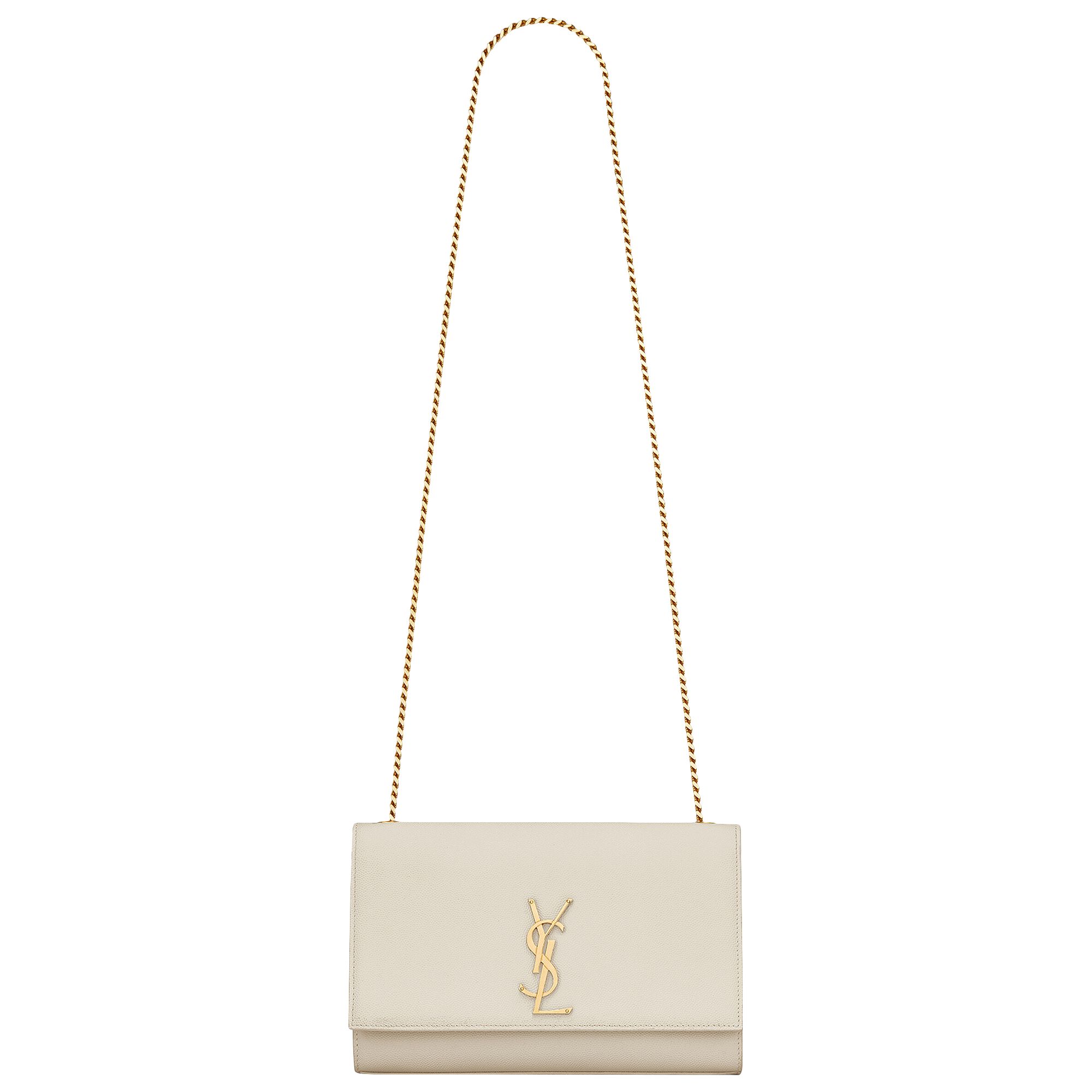 Pre-owned Saint Laurent Medium Kate Chain Bag 'soft Cream' | White | Women's Size Onesize