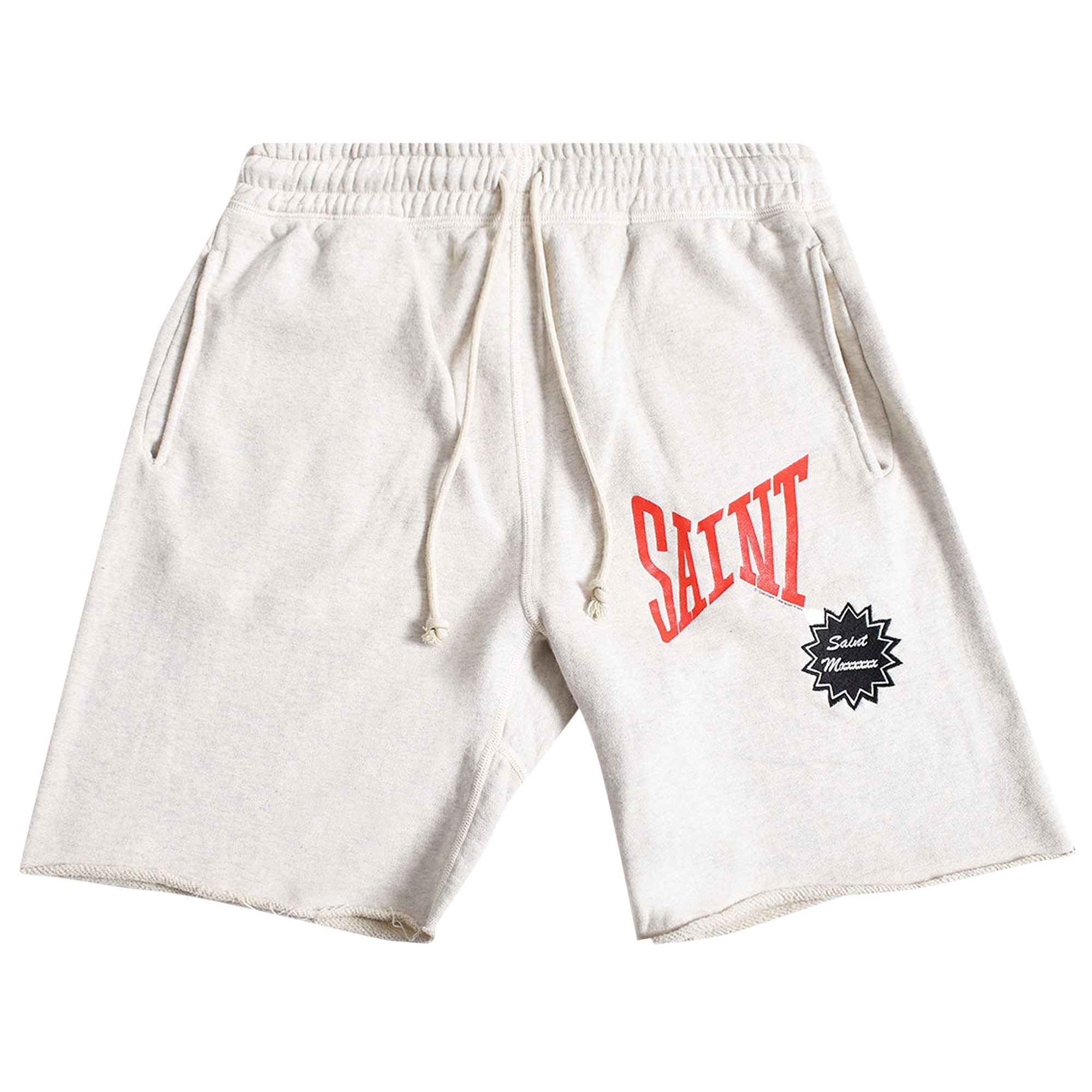 Pre-owned Saint Mxxxxxx Saint Logo Shorts 'grey' | Men's Size L