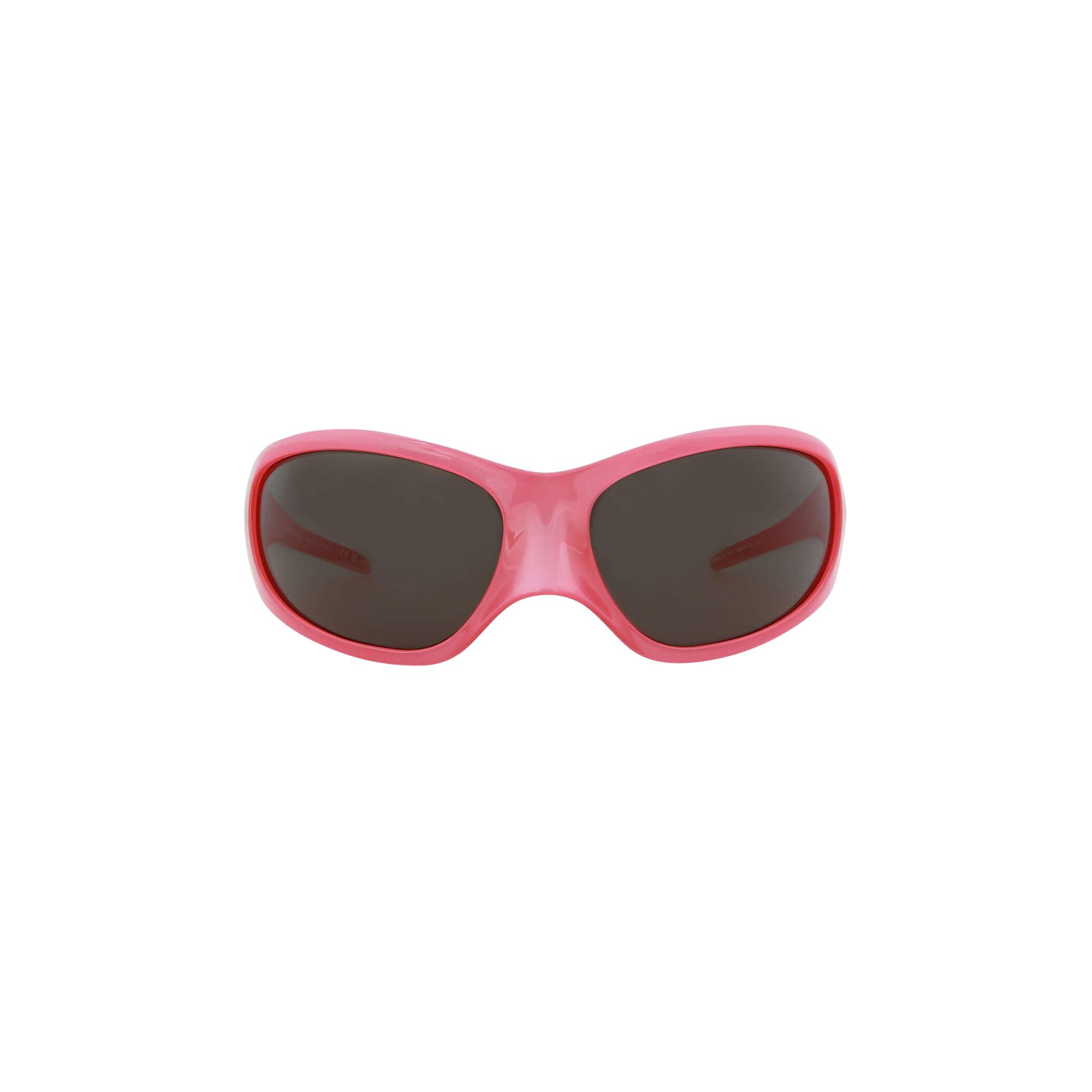 Pre-owned Balenciaga Wrap Around Sunglasses 'pink/grey' | Women's Size Onesize
