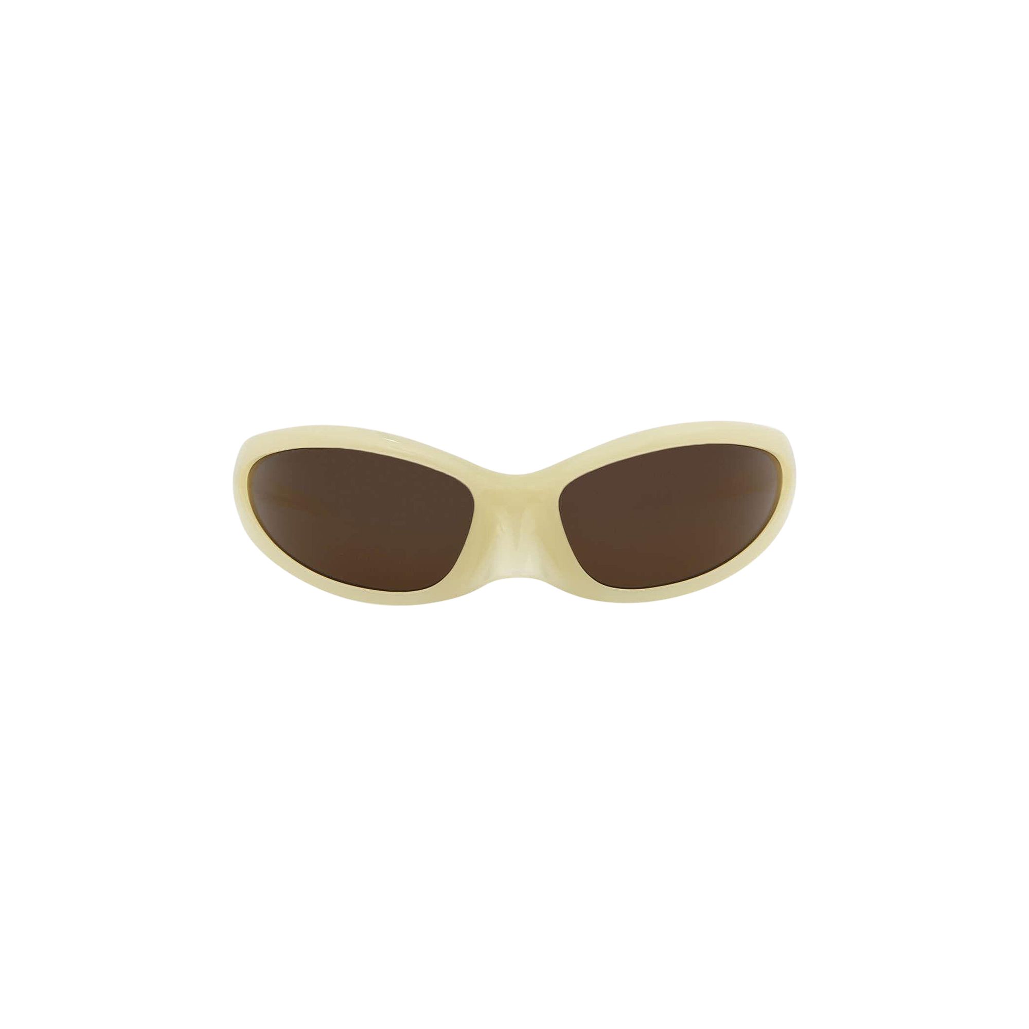Balenciaga Wrap Around Sunglasses 'Yellow/Brown' | Men's Size Onesize