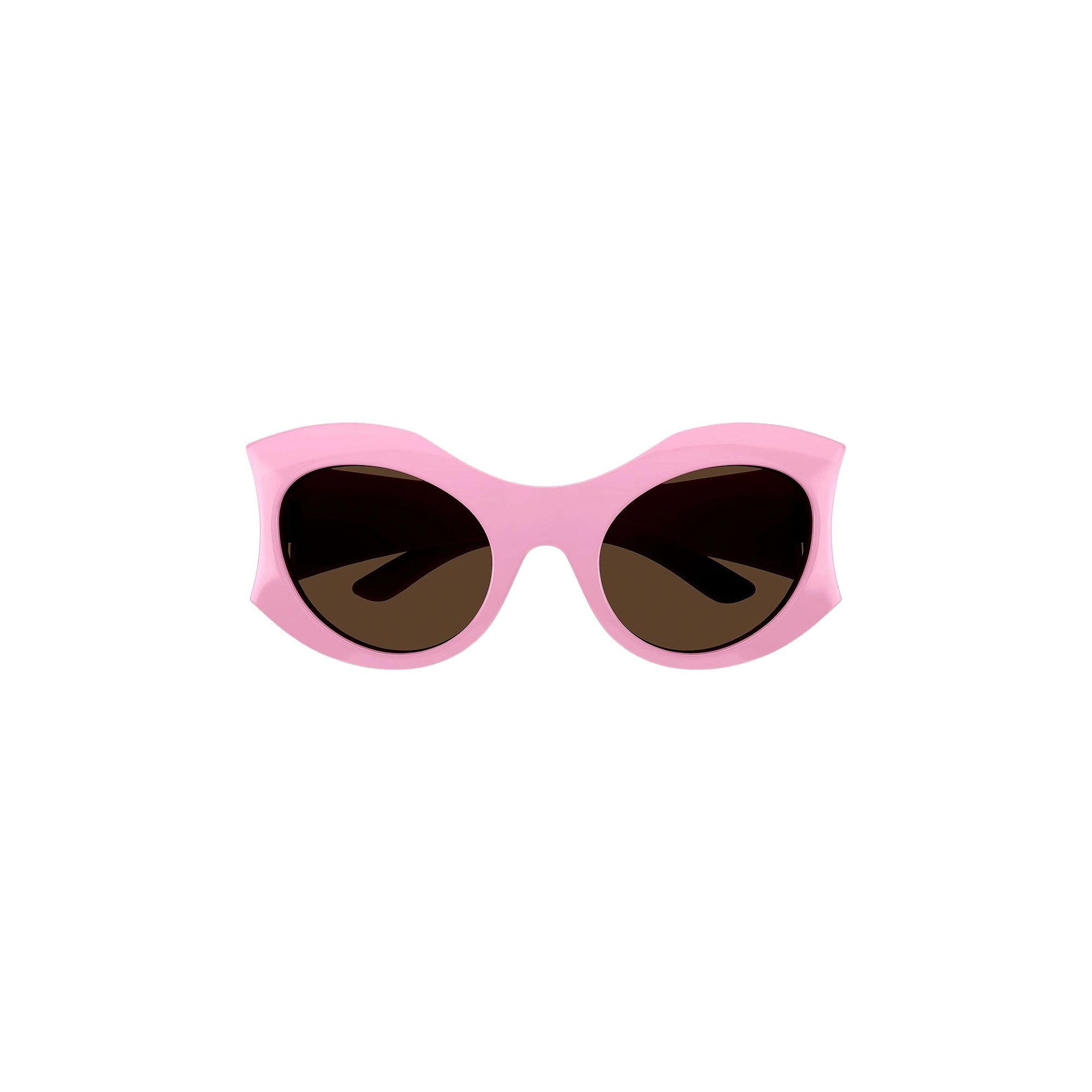 Balenciaga Round Sunglasses 'Pink/Brown' | Women's Size Onesize