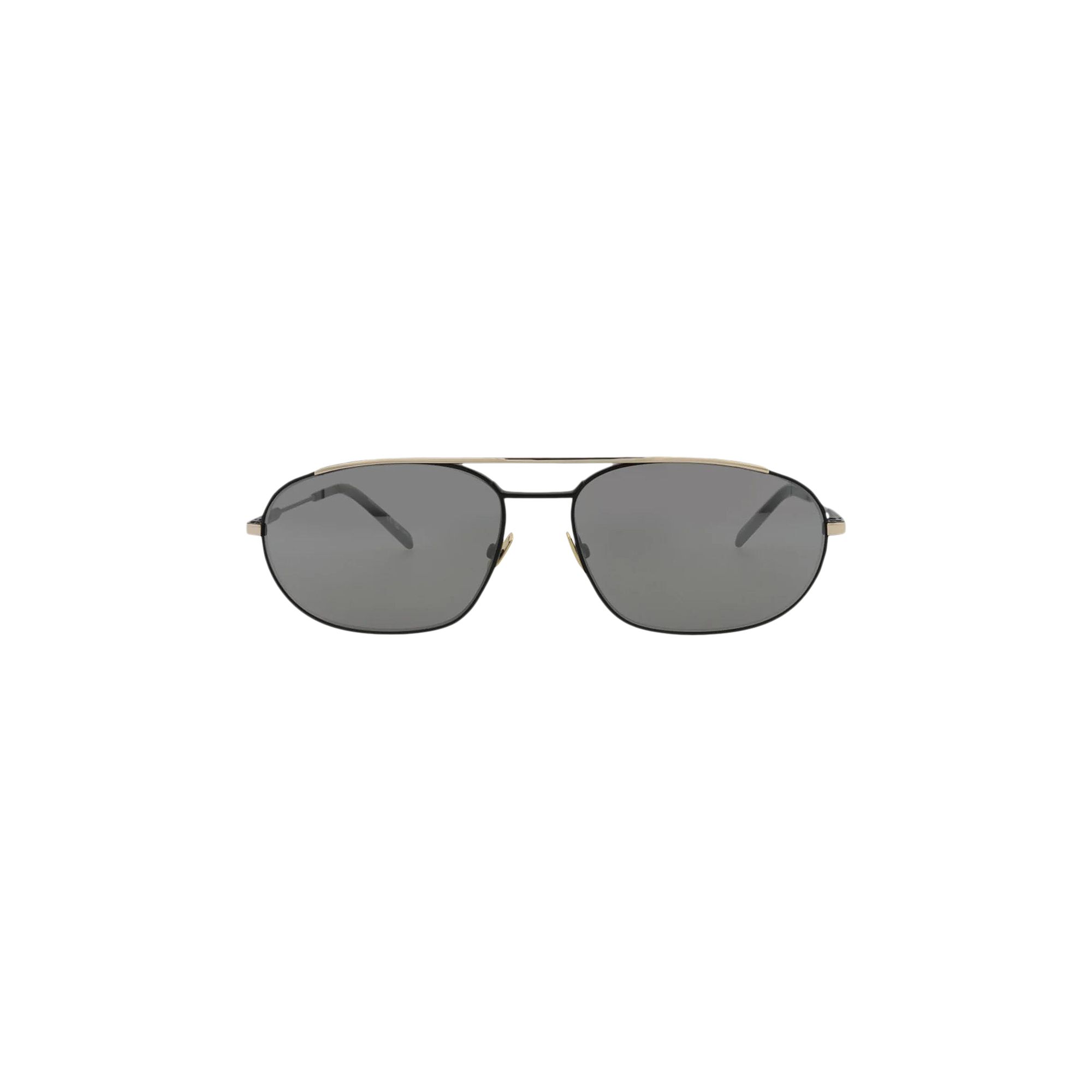 Saint Laurent Oval Sunglasses 'Black/Silver' | Men's Size Onesize