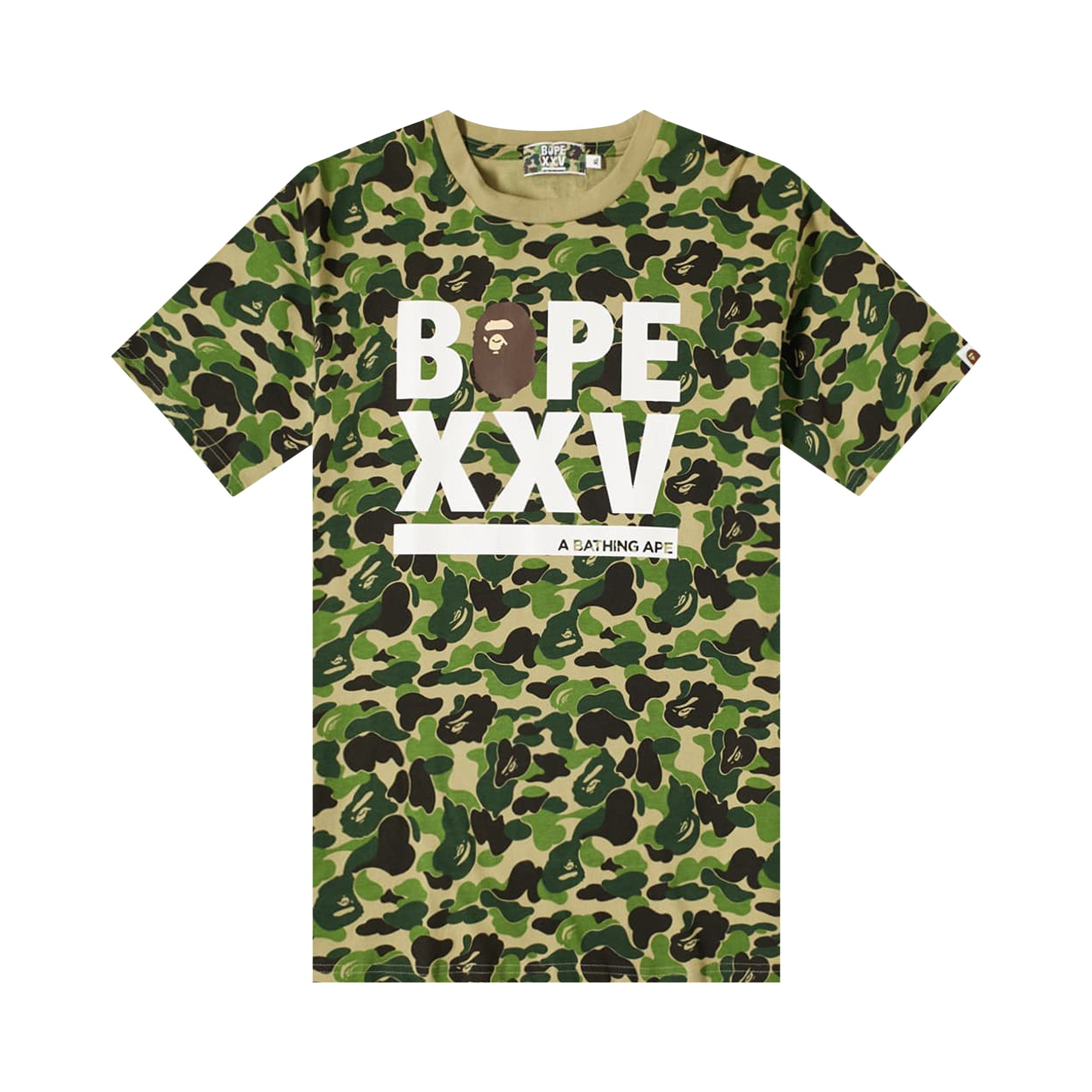 Pre-owned Bape Abc Xxv Logo Tee 'multicolor' | Multi-color | Men's Size L