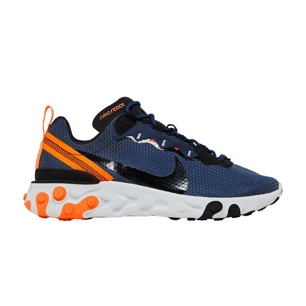 nike react element 55 black metallic gold white