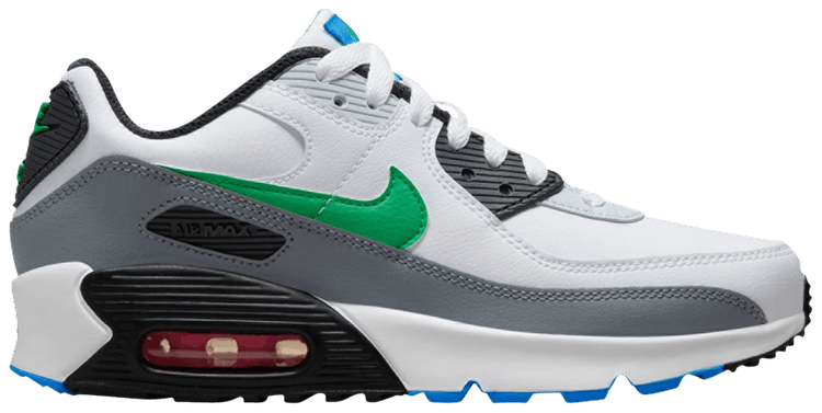 Buy Nike Air Max 90 Leather GS 'White Stadium Green' - DV3607 102