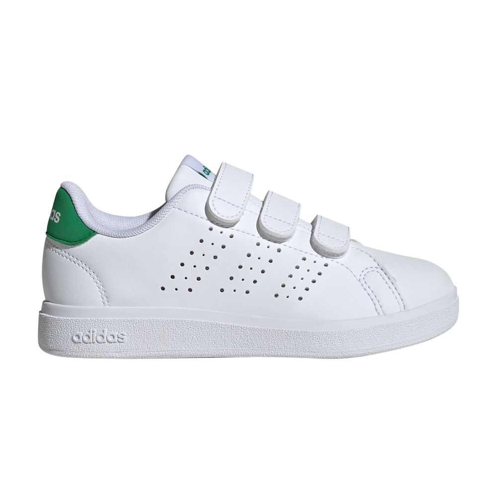 Pre-owned Adidas Originals Adidas Advantage Base 2.0 C 'white Green' | Kid's Size 4.5