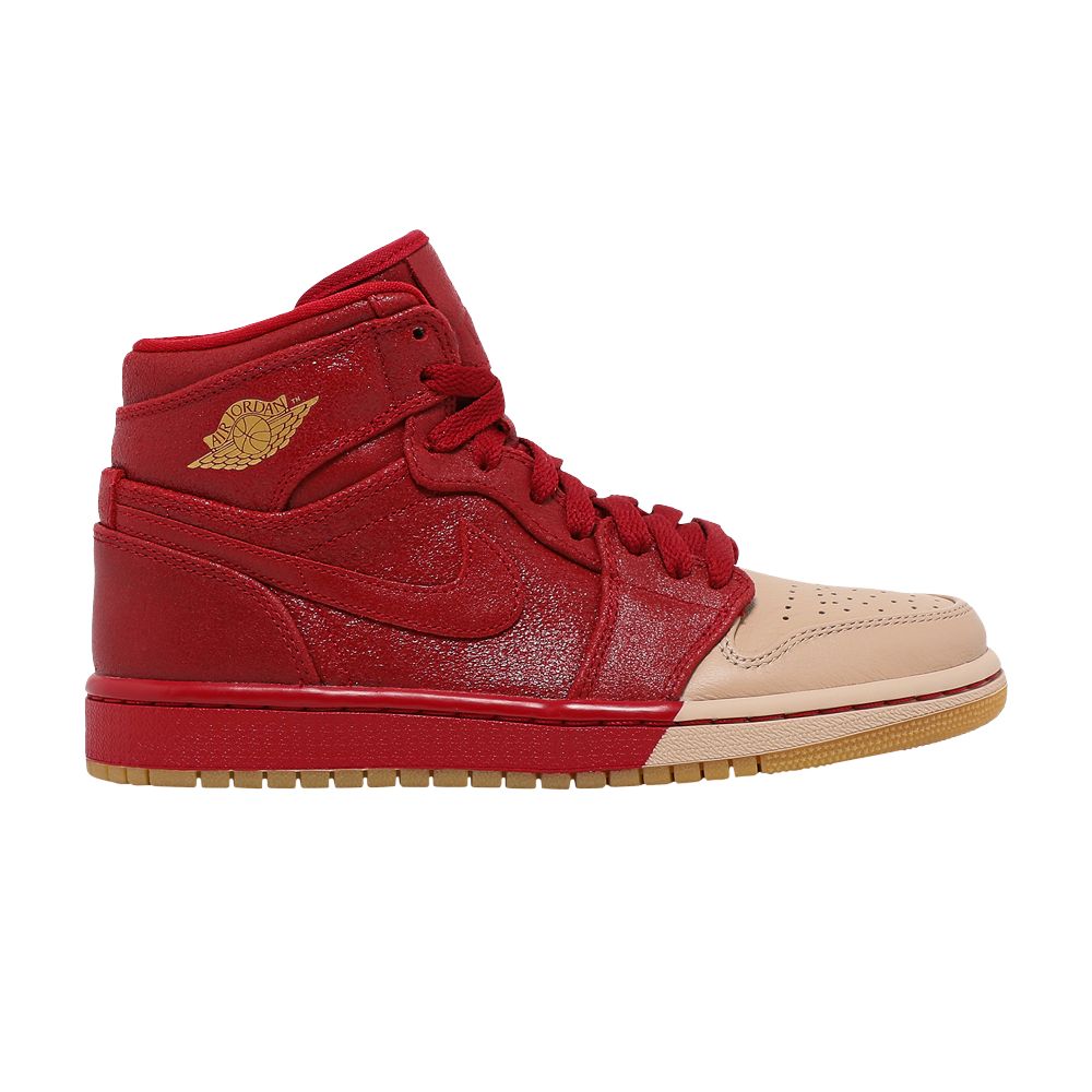 Wmns Air Jordan 1 Retro High Premium 'Dipped Toe - Red' | Women's Size 5.5