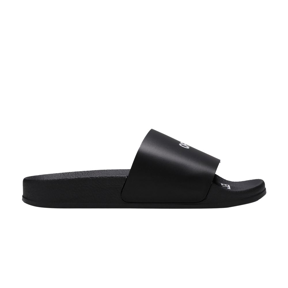 Pre-owned Off-white Wmns Pool Sliders 'black' | Women's Size 35