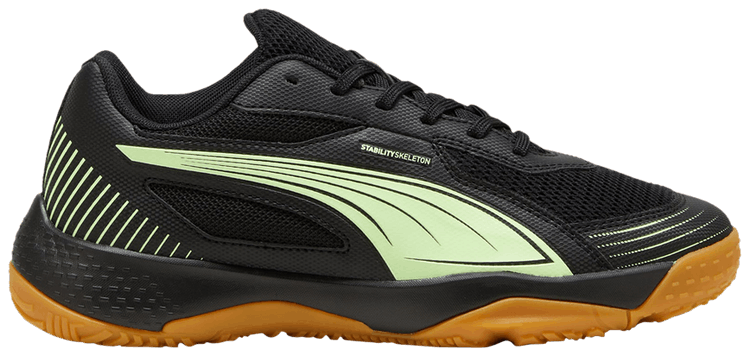 Puma Solarflash 3 Big Kid Black Fizzy Apple