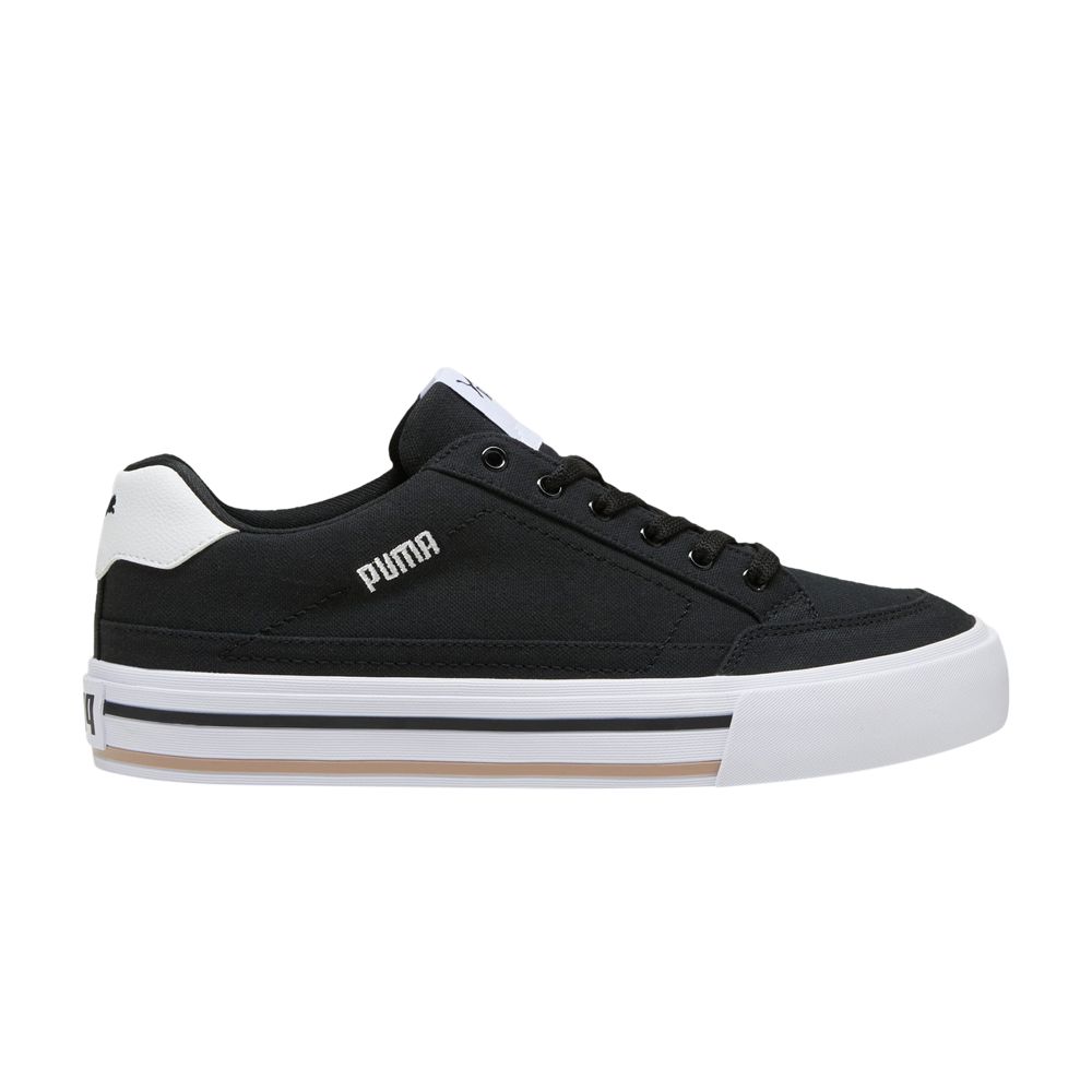 Puma Court Classic Vulc 'Black White' | Men's Size 12 - 395020-03