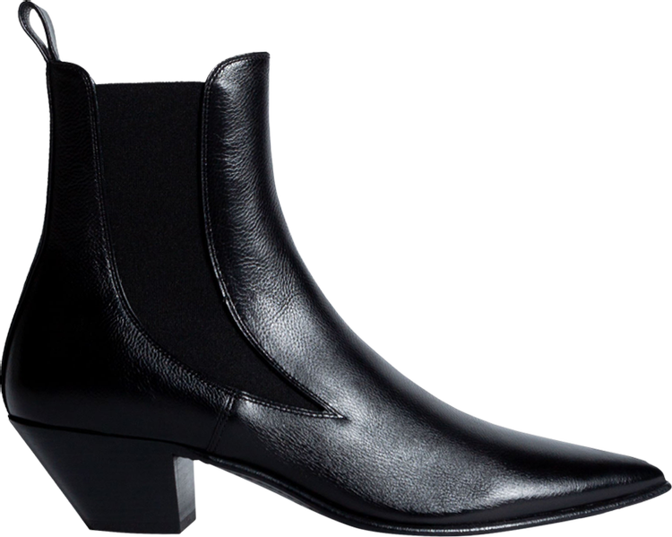 Saint Laurent Ellis Boot Smooth Black