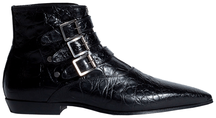 Saint laurent leather boots new arrivals