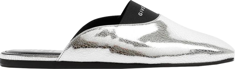 Givenchy Wmns Bedford Flat Mule Silvery