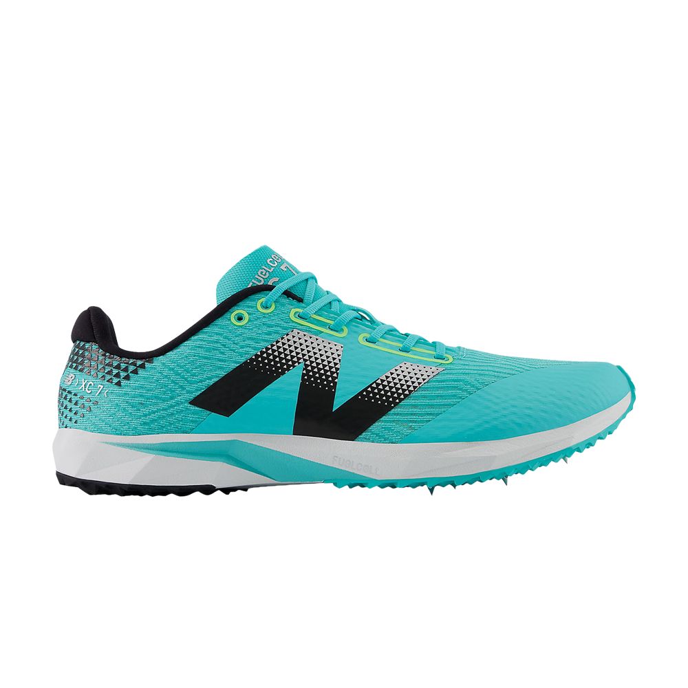 Pre-owned New Balance Fuelcell Xc7 V5 'cyber Jade' In Teal