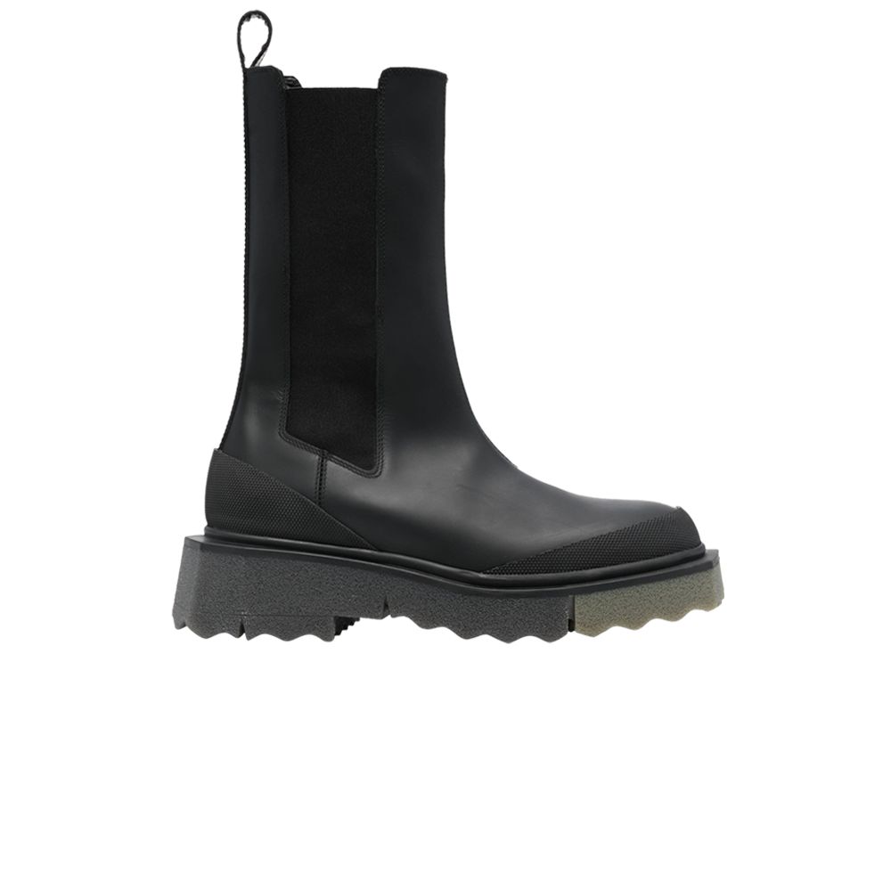 Pre-owned Off-white Wmns Sponge Chelsea Boot 'black' | Women's Size 38