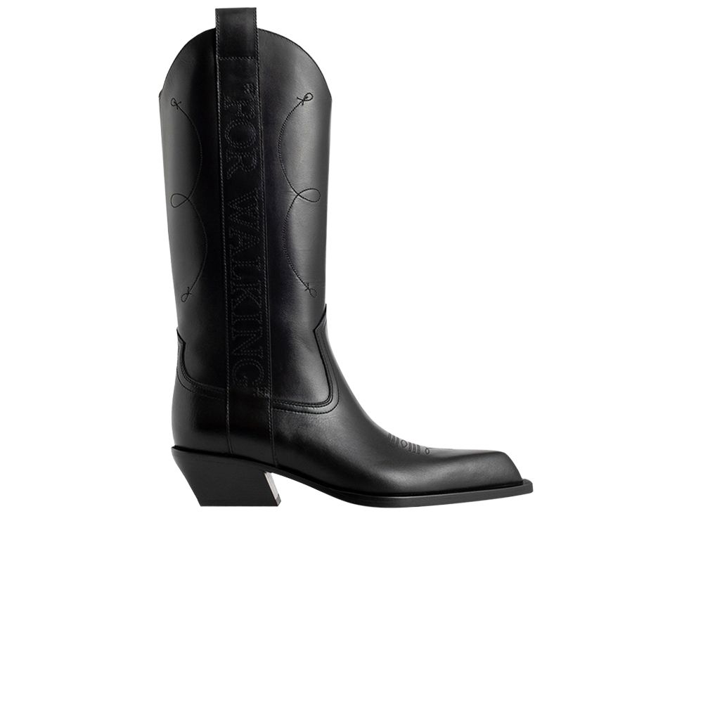Pre-owned Off-white Wmns Texan Boot 'for Walking - Black' | Women's Size 40