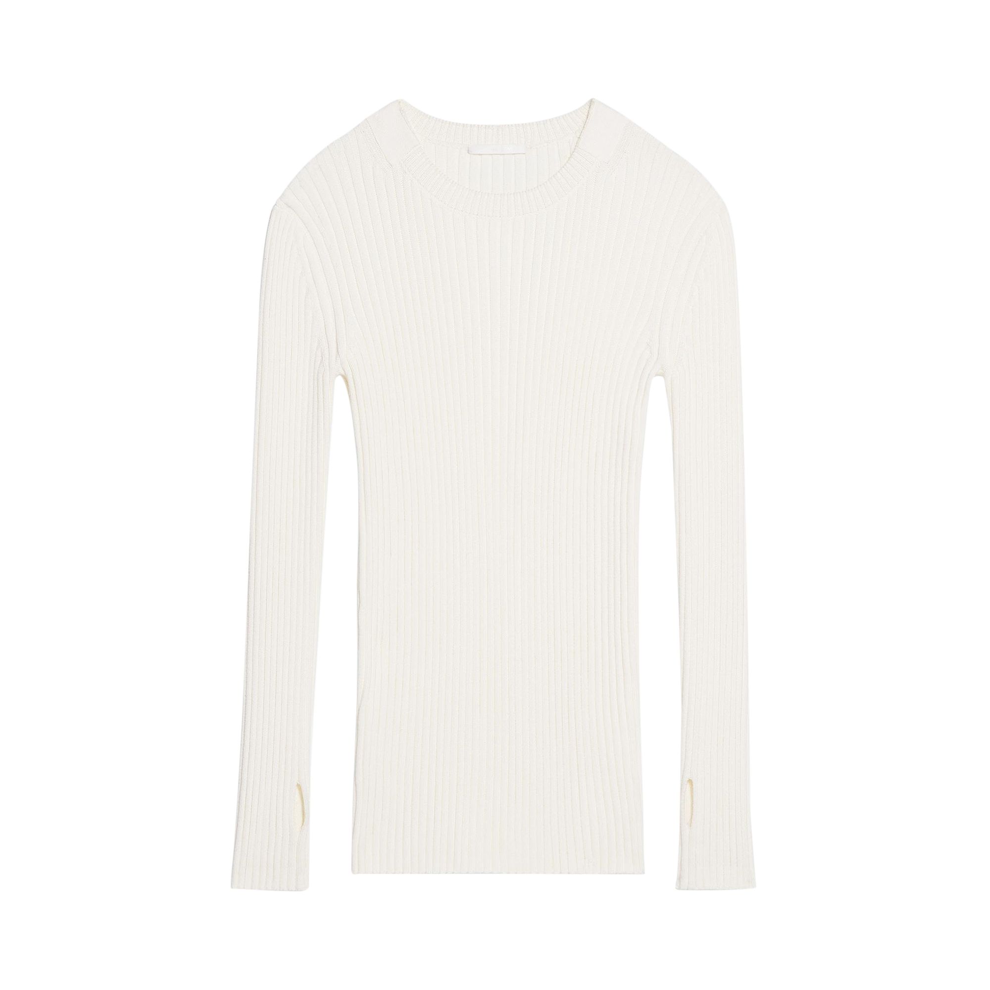 Pre-owned Helmut Lang Strap Knit Crew 'ivory' | White | Men's Size S