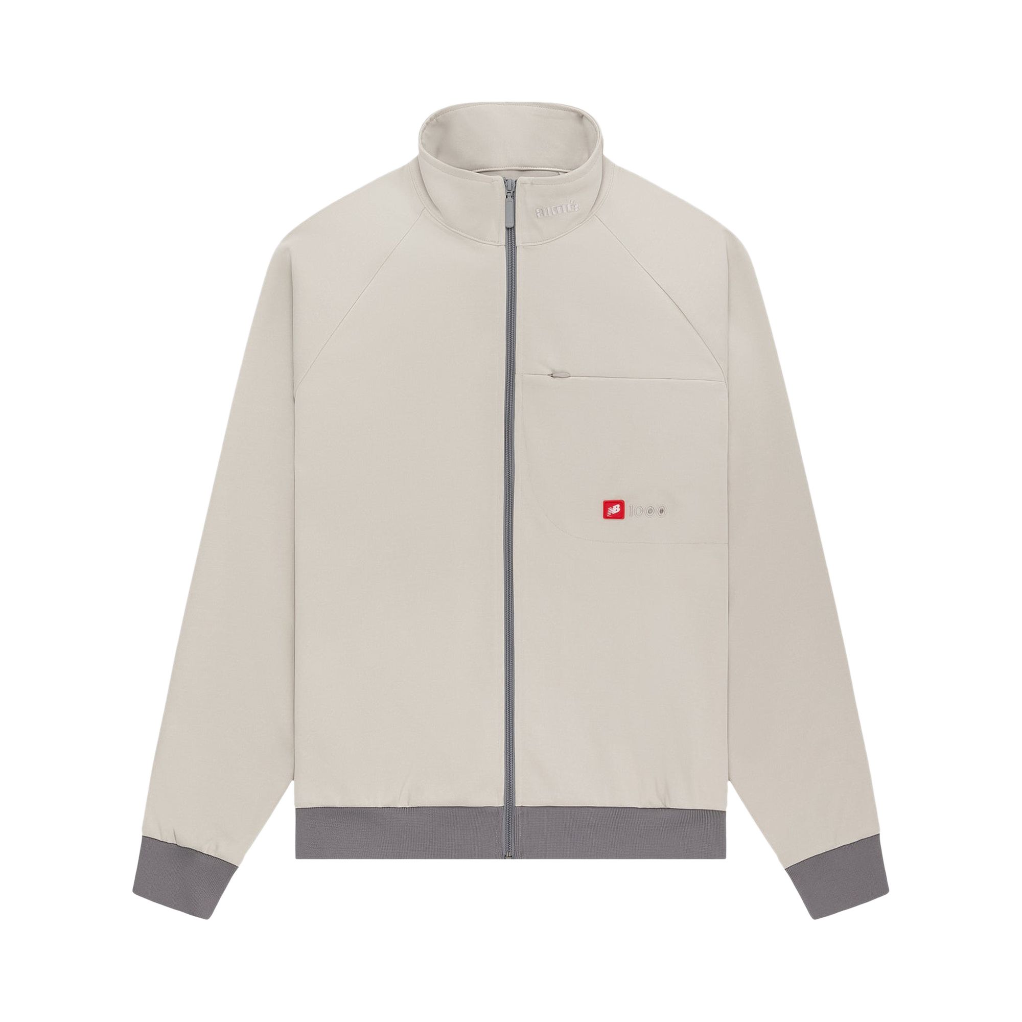 Pre-owned Aimé Leon Dore X New Balance Track Jacket 'moonstruck' | Grey | Men's Size Xl In Gray