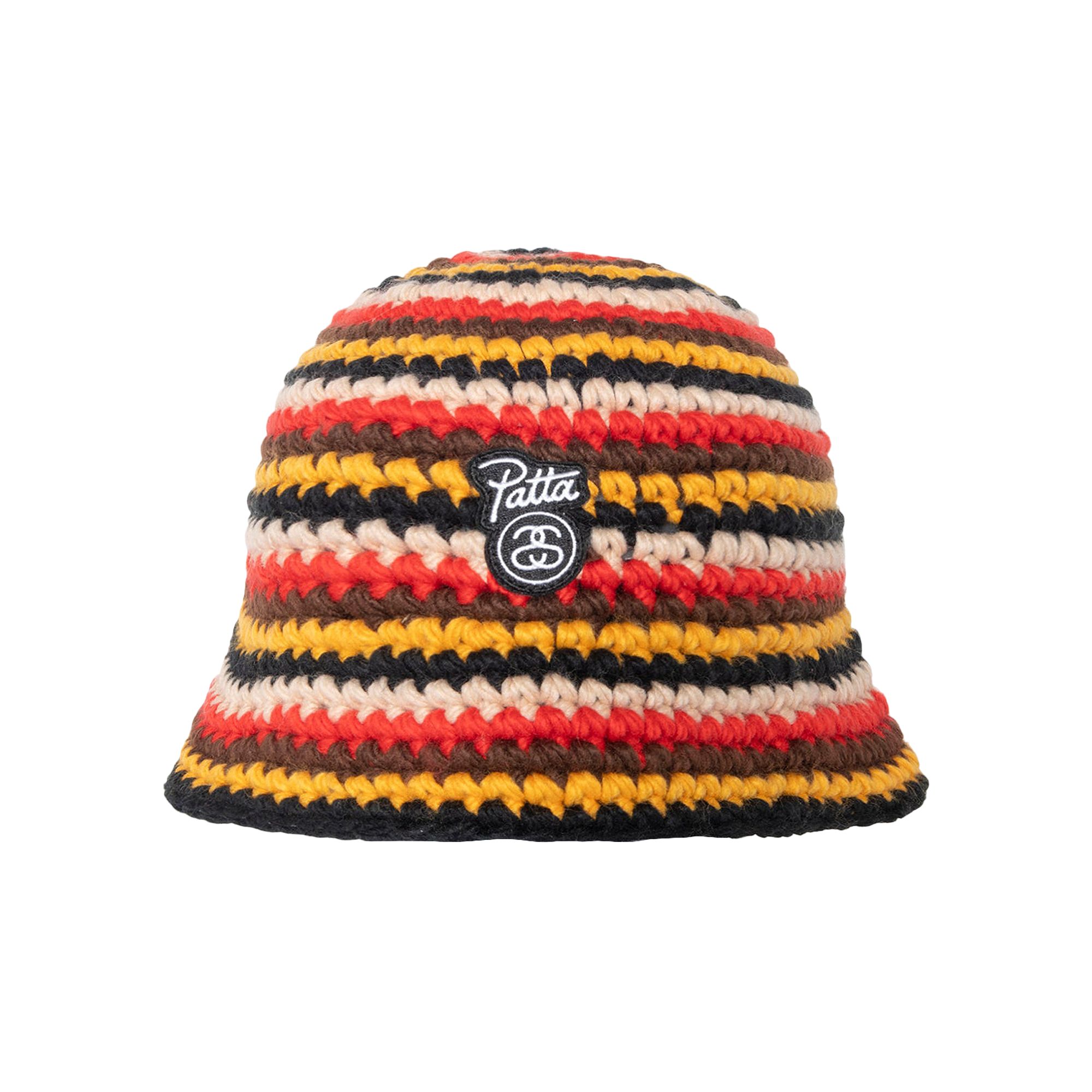 Stussy x Patta Striped Knit Bucket Hat 'Multicolor' | Multi-Color | Men's Size Onesize