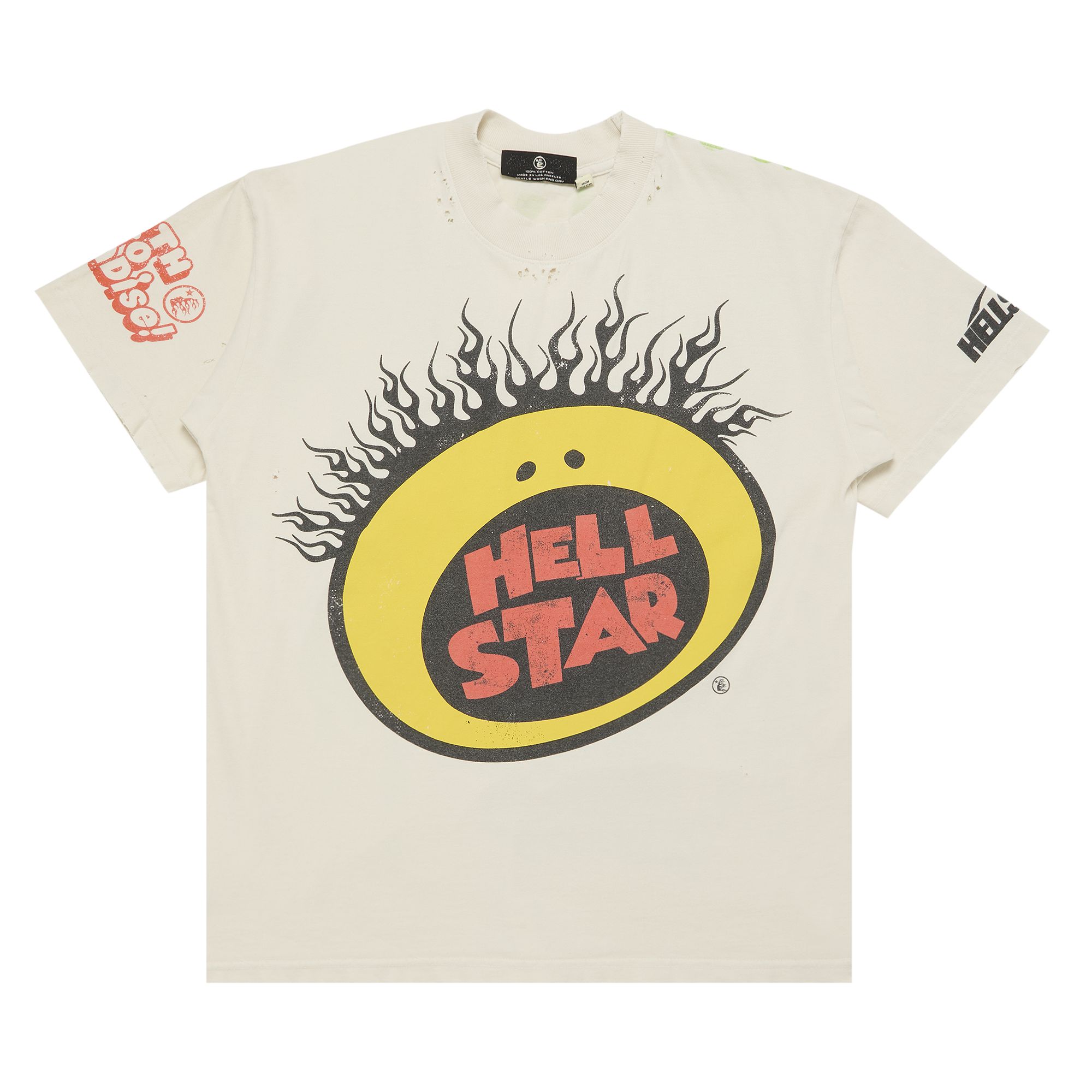Hellstar Slime T-Shirt 'Cream' | Men's Size L