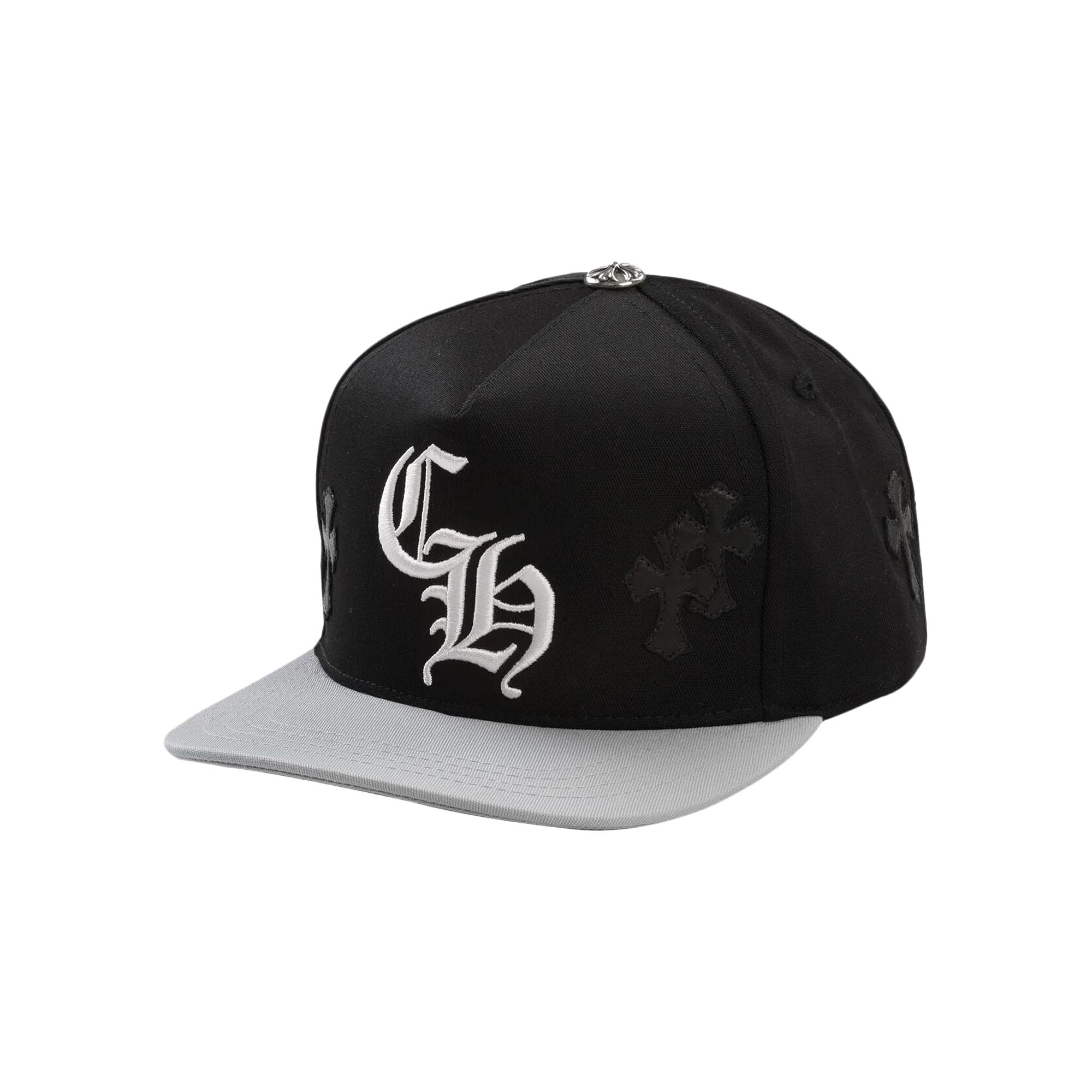 Pre-owned Chrome Hearts Cross Patch Hat 'black/white' | Men's Size Onesize