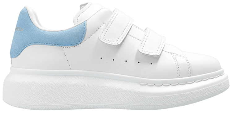 Alexander McQueen Oversized Grip Strap Sneaker Kids White Powder Blue