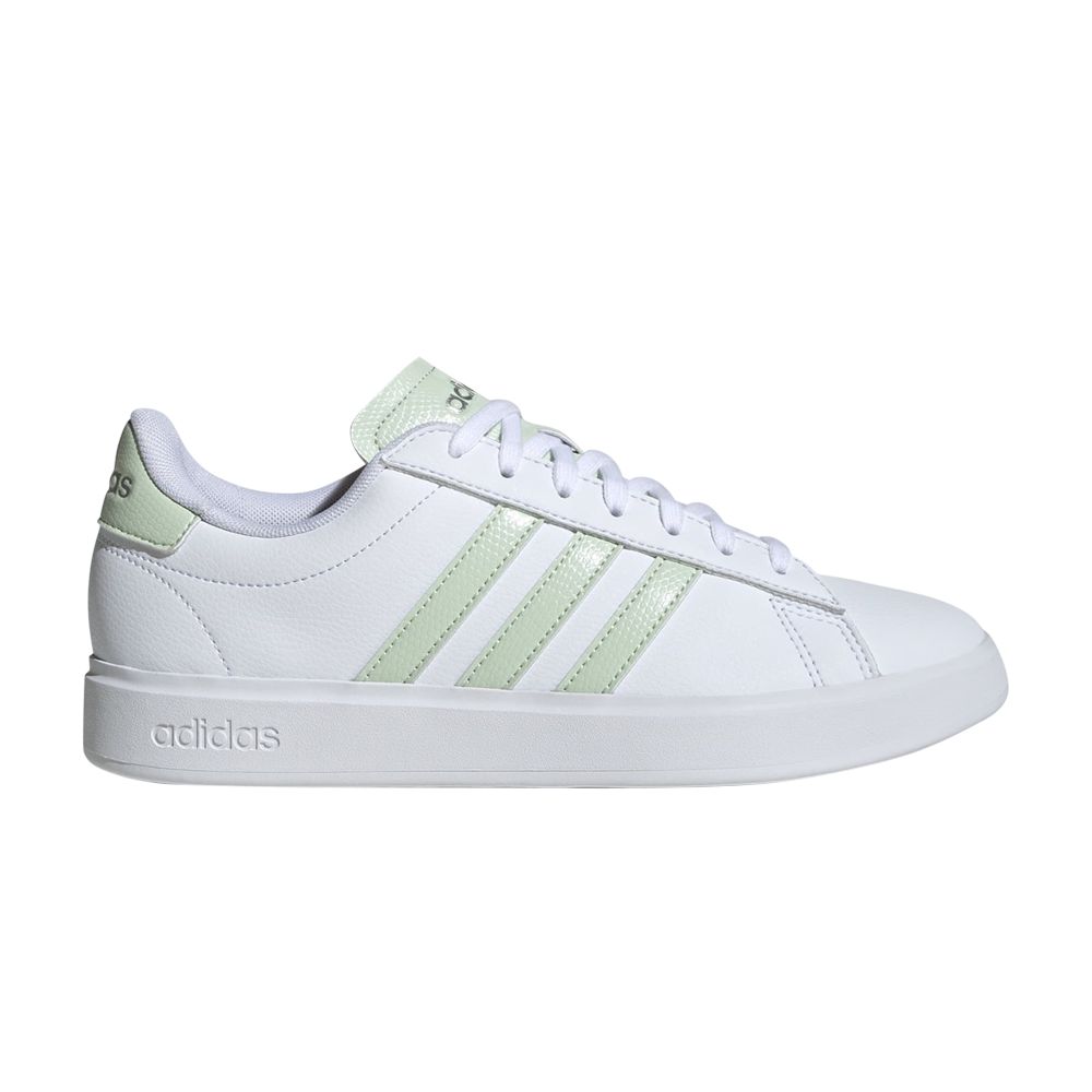 Pre-owned Adidas Originals Adidas Wmns Grand Court 2.0 'white Linen Green' | Women's Size 11