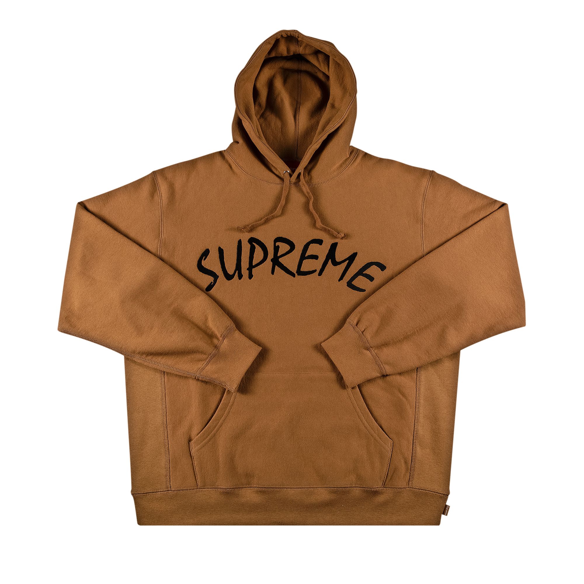 Supreme FTP Arc Hooded Sweatshirt 'Brown' | Men's Size M