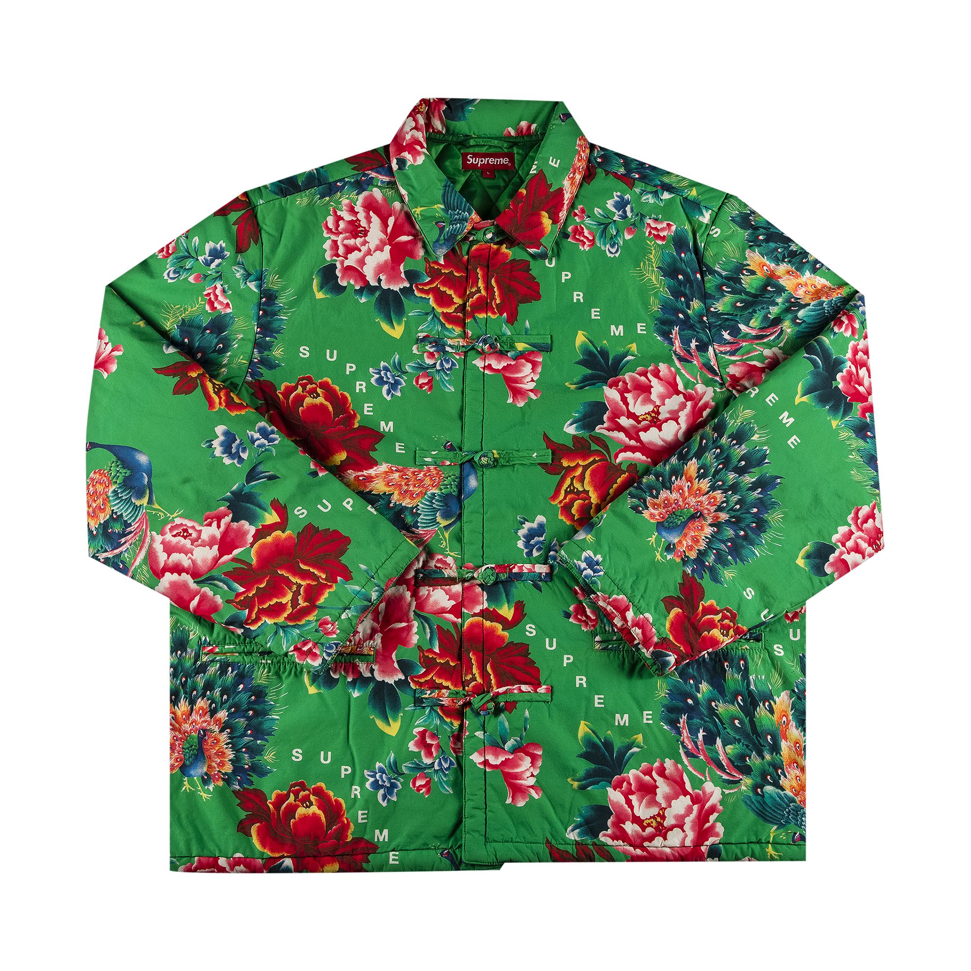 Supreme Peacock Jacket 'Bright Green' | Men's Size XL