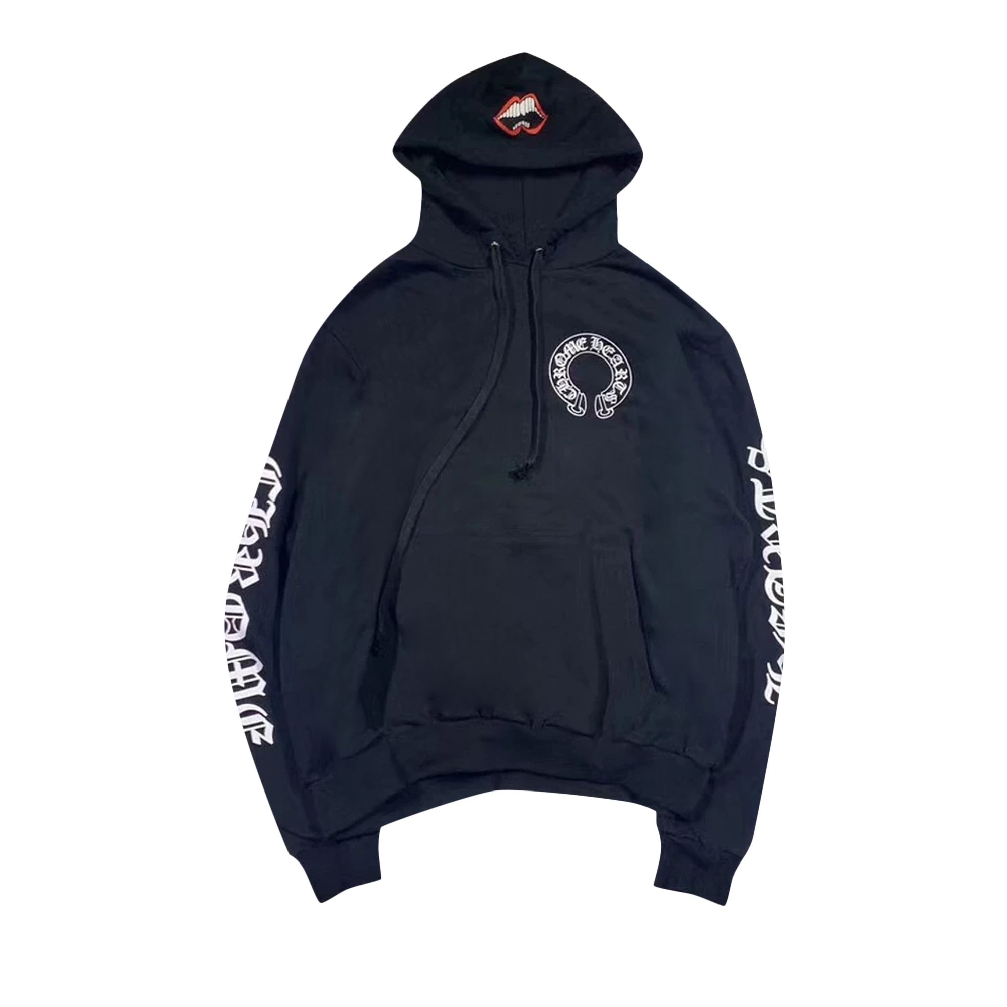 Chrome Hearts x Matty Boy Chomper Horseshoe Hoodie 'Black' | Men's Size 2XL