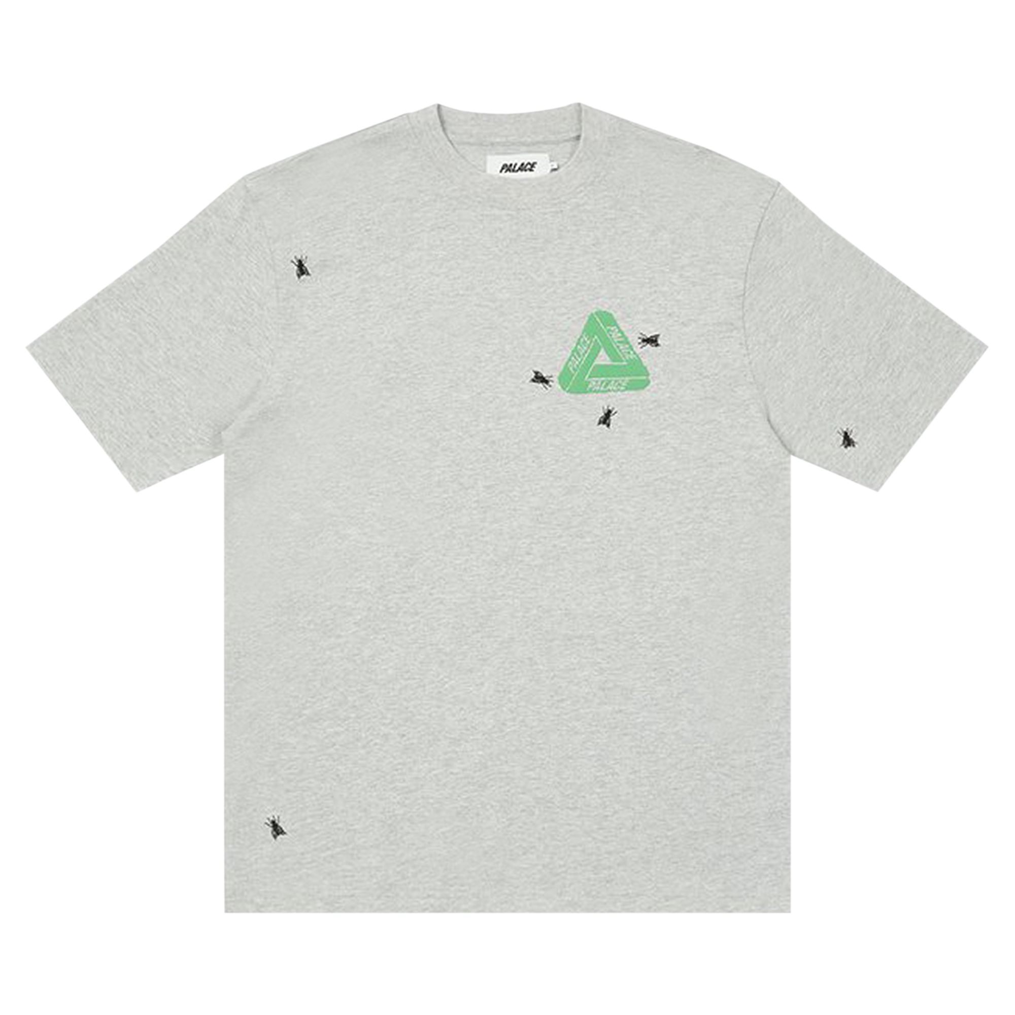 Pre-owned Palace Fly T-shirt 'grey Marl' | Men's Size L