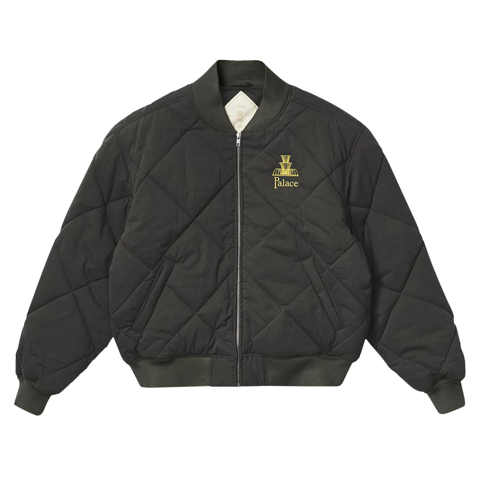 Pre-owned Palace London Diamond Bomber 'black' | Men's Size M