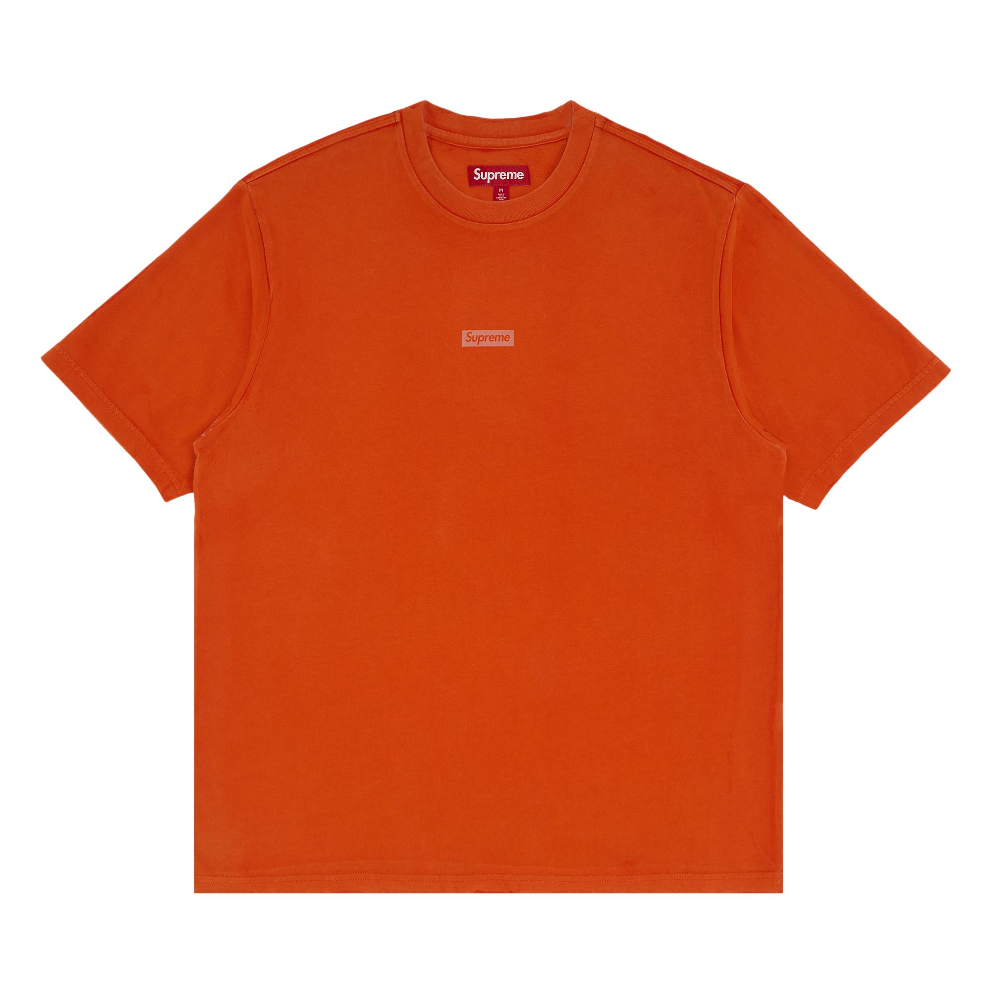 Supreme Overprint Small Box Short-Sleeve Top 'Orange' | Men's Size XL
