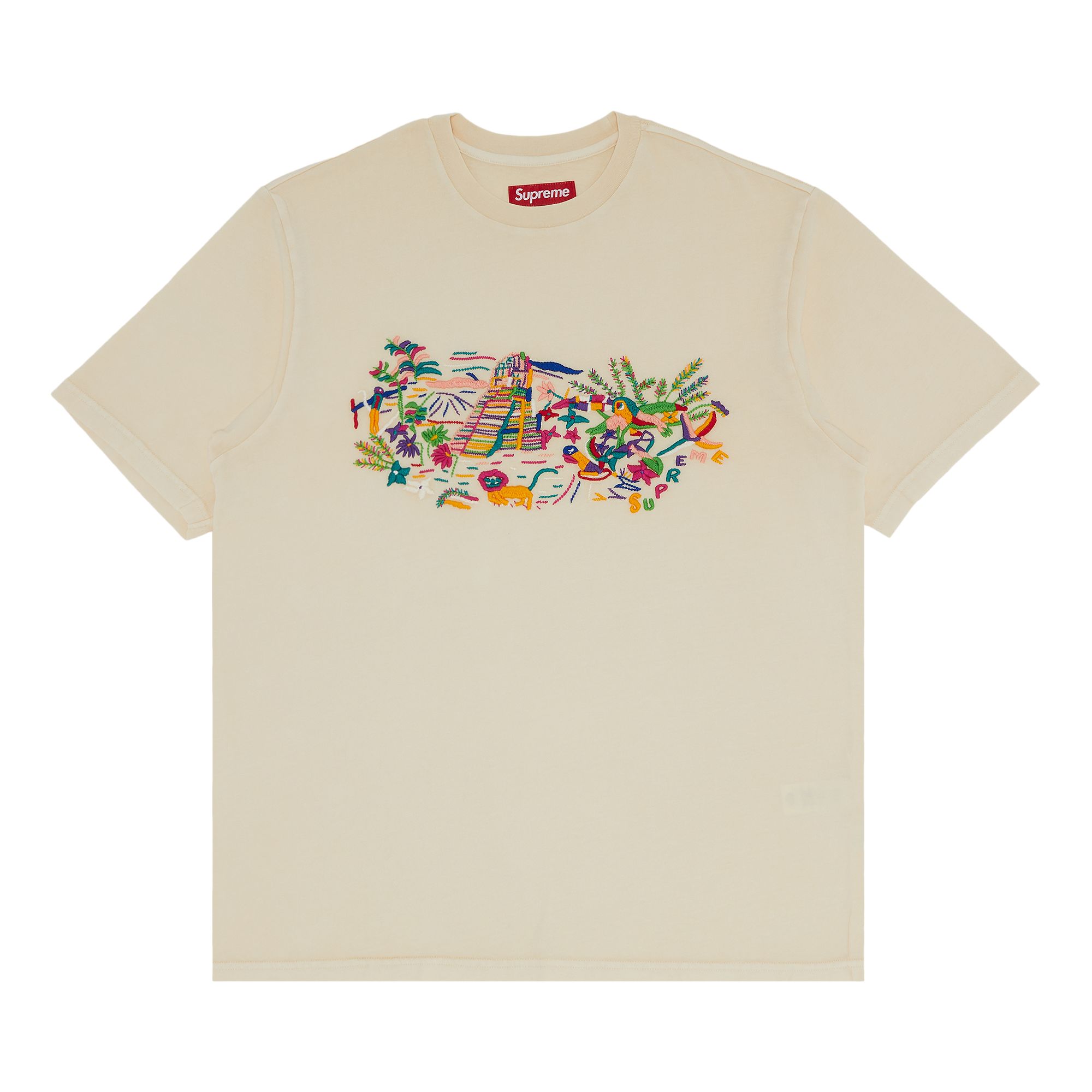 Supreme Machu Picchu Short-Sleeve Top 'Natural' | Cream | Men's Size M