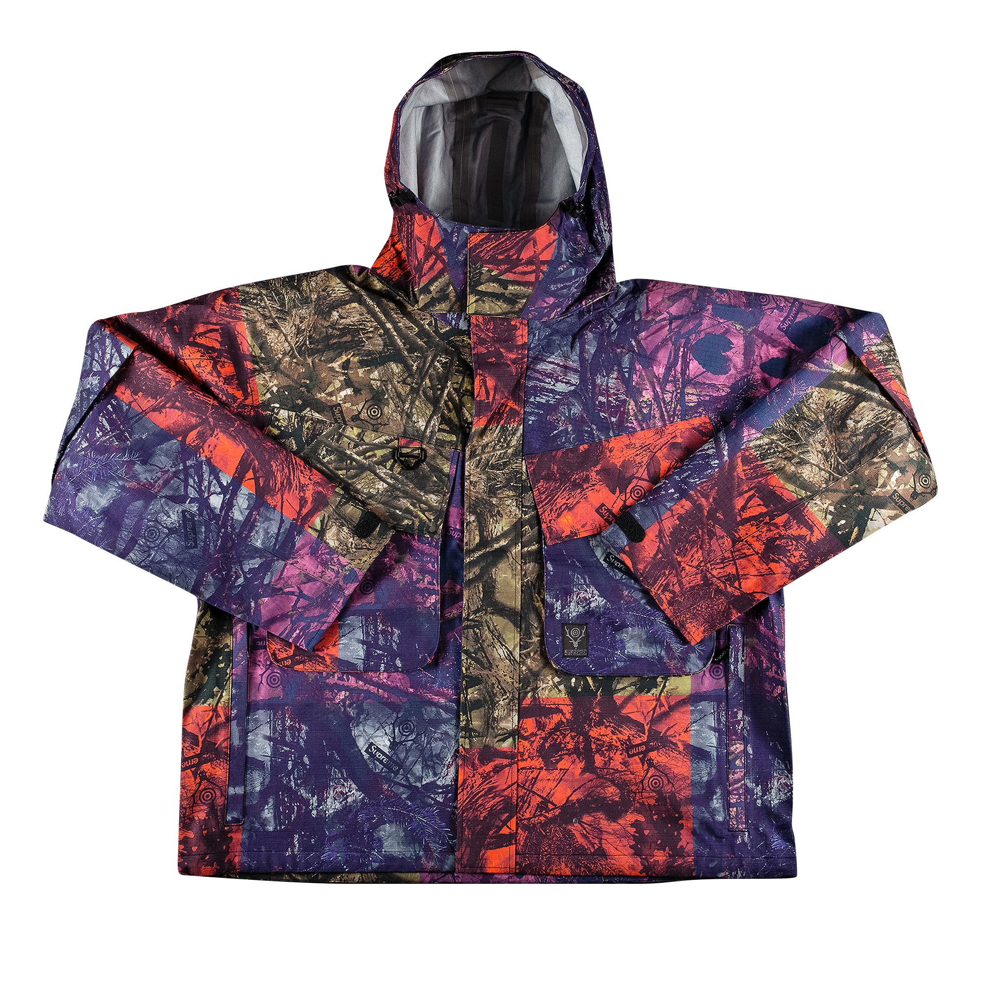 Pre-owned Supreme X South2 West8 River Trek Jacket 'camo' In Multi-color