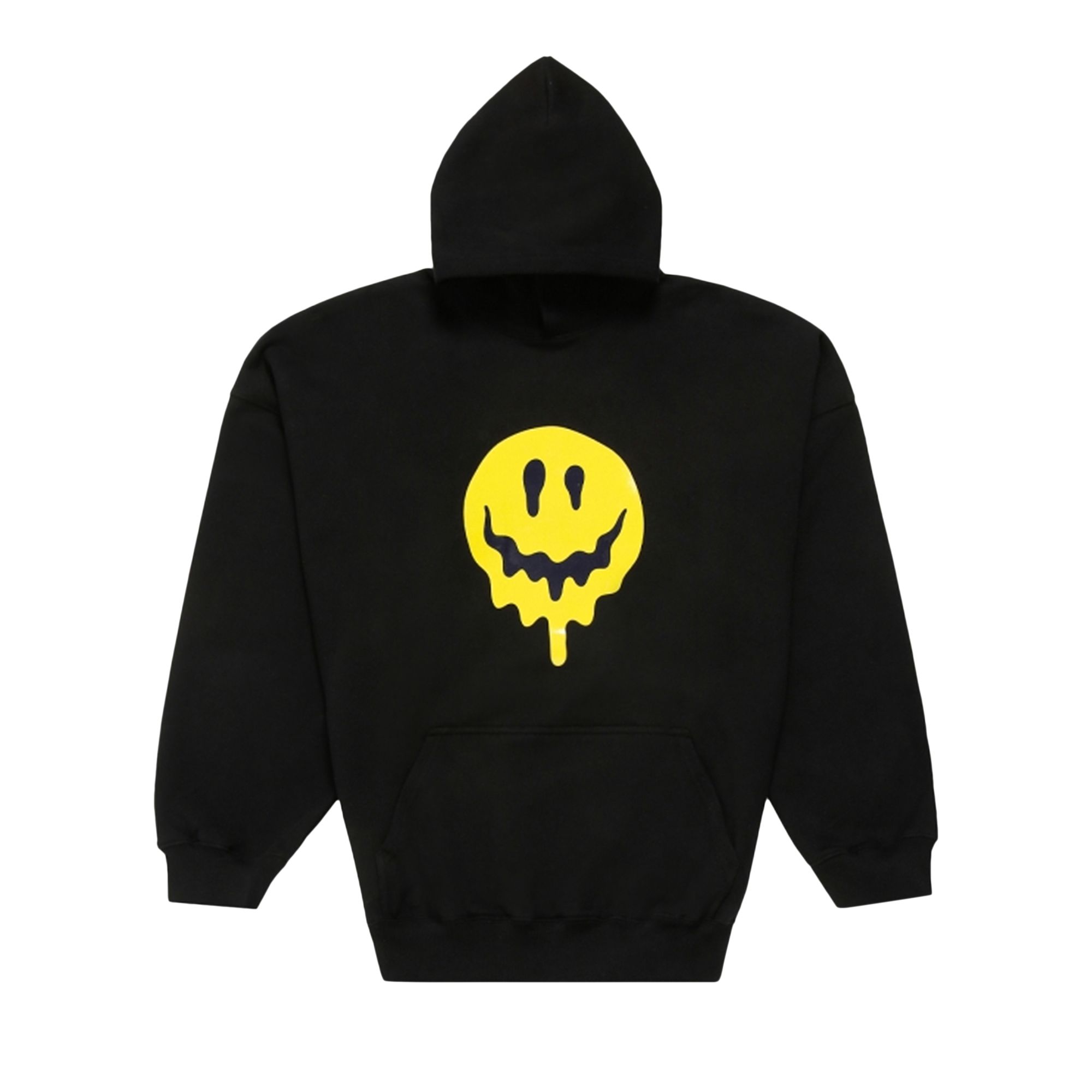 Balenciaga Smiley Hoodie 'Black/Yellow/White' | Men's Size 2XS