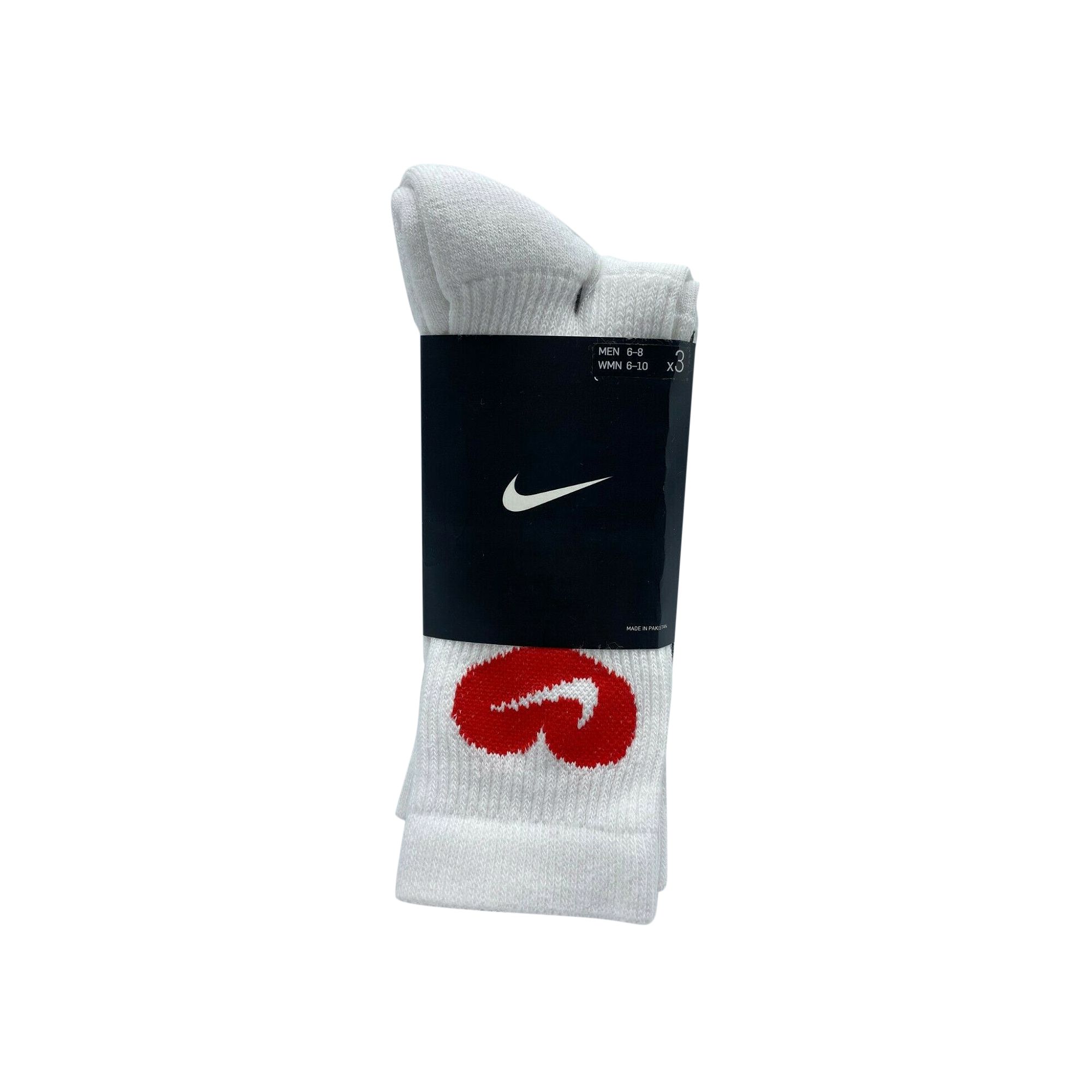 Nike Certified Lover Boy Socks (3-Pack) 'White' | Men's Size M