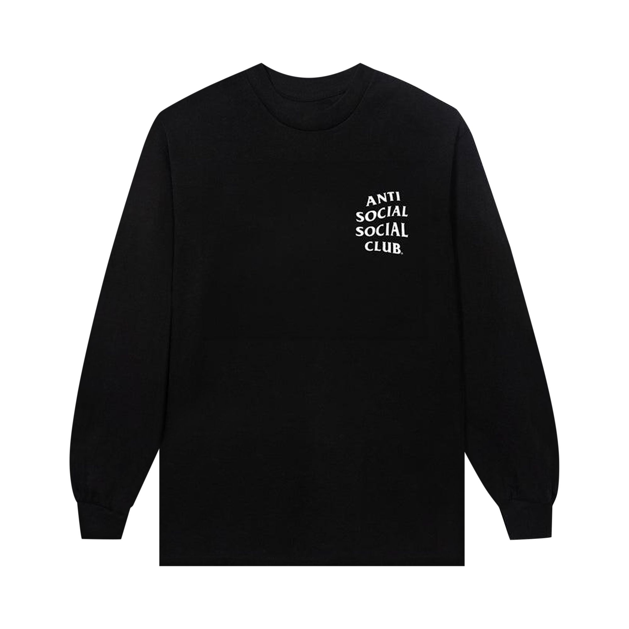 Pre-owned Anti Social Social Club Kkotch Long-sleeve Tee 'black' | Men's Size M