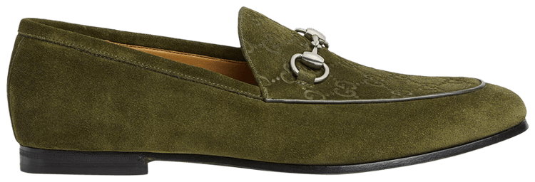 Buy Gucci Horsebit Loafer Dark Green Suede 798997 AADWC 3346 GOAT CA