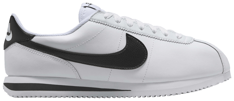 Size 10.0 Wmns Cortez Leather White Black