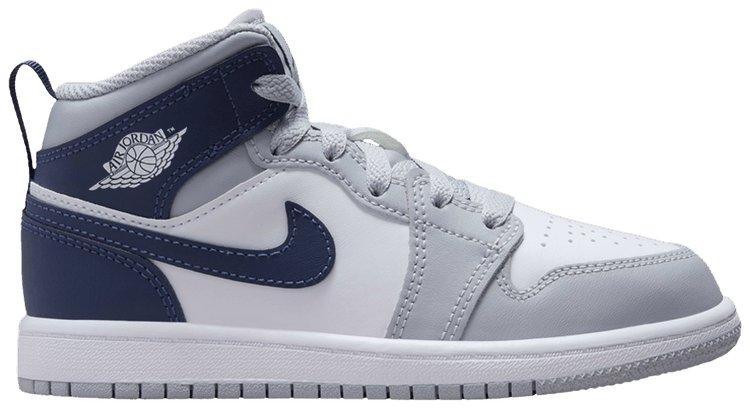 Air Jordan 1 Mid PS Wolf Grey Midnight Navy