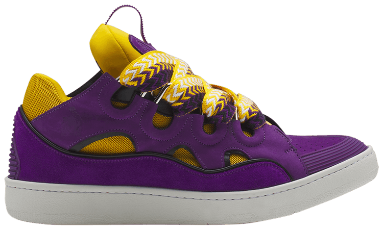 Buy Lanvin Curb Sneakers 'Purple Yellow' - FM SKRK11 DRAG