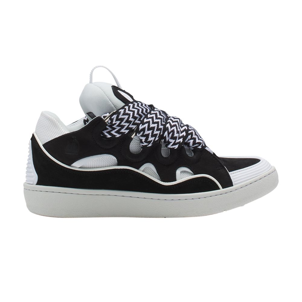 Pre-owned Lanvin Wmns Curb Sneakers 'black White' | Women's Size 39