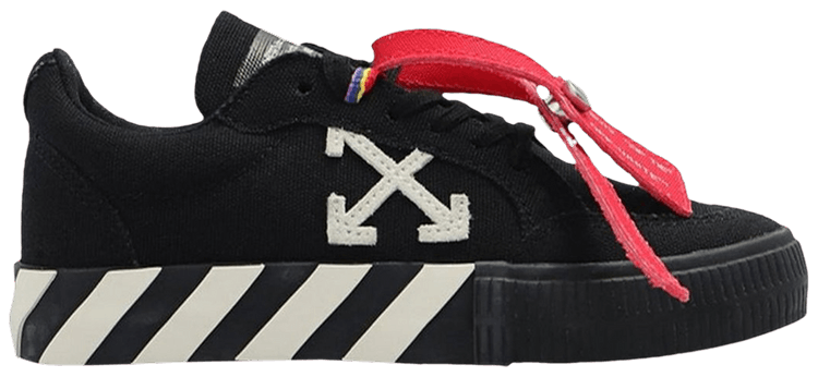 Off White Vulc Sneaker Kids Black White 2023