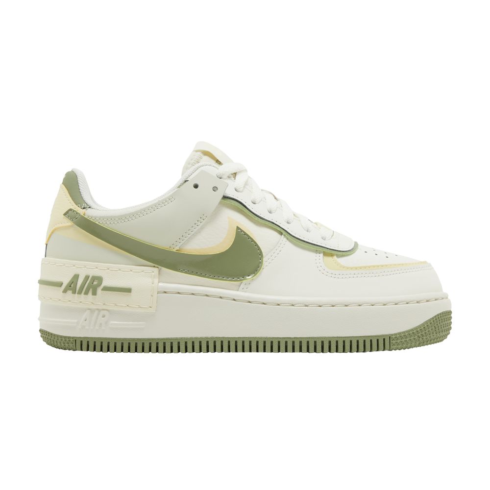 NIKE WMNS AIR FORCE 1 SHADOW 'PALE IVORY OIL GREEN'