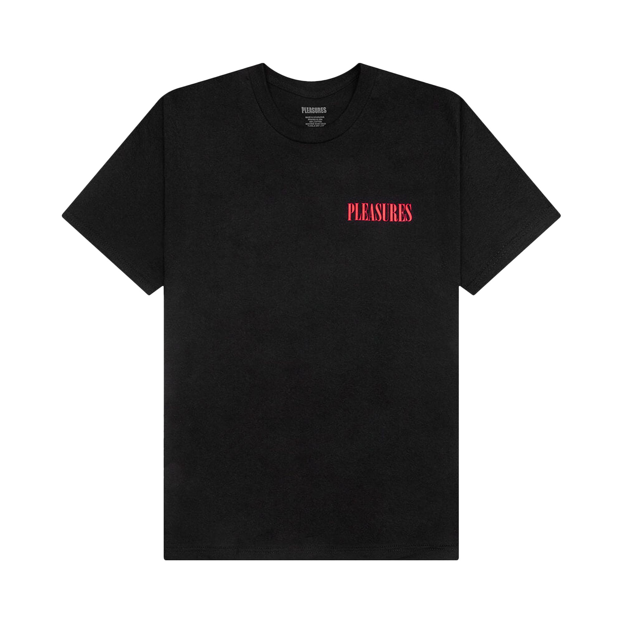Pleasures Vertical T-Shirt 'Black' | Men's Size L