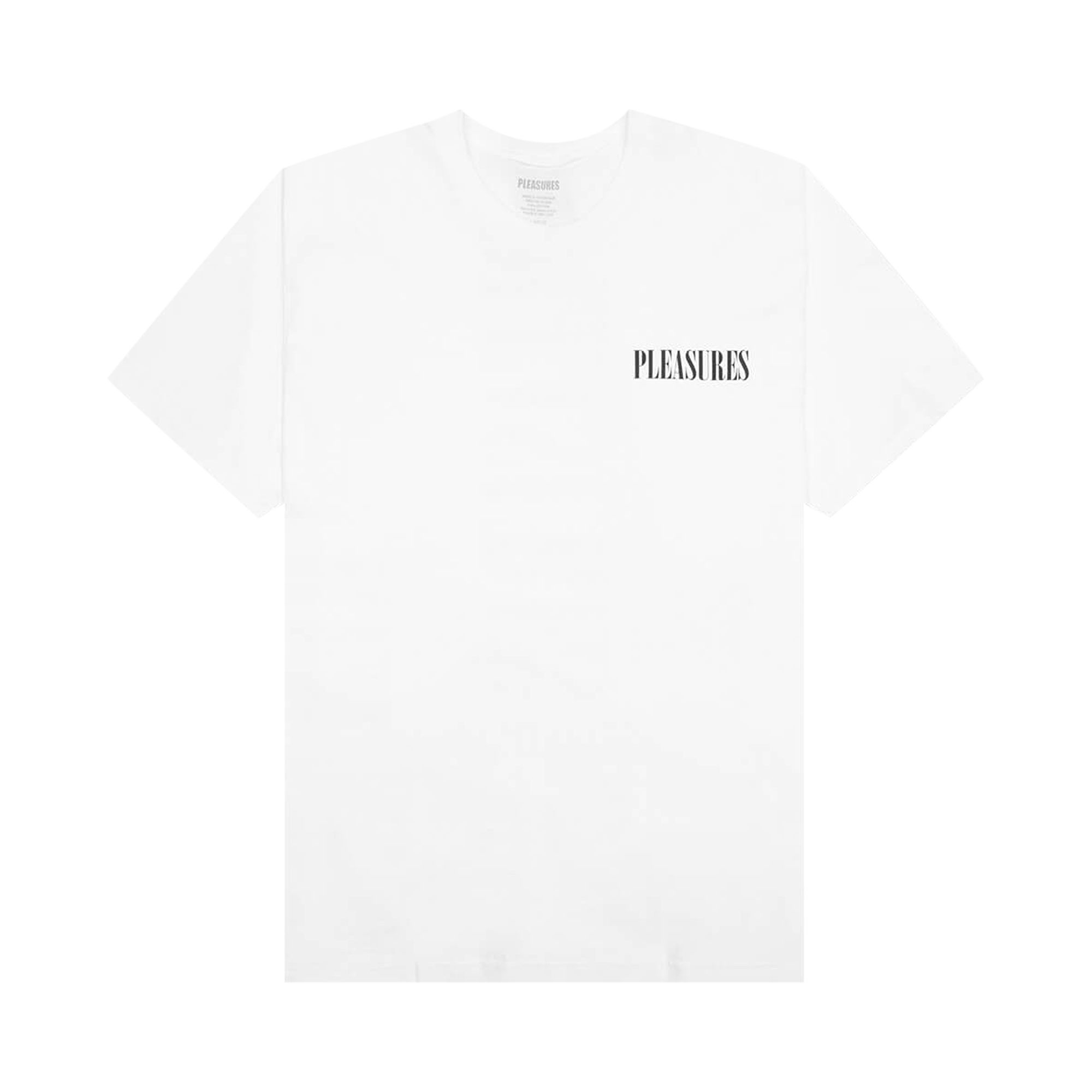 Pleasures Vertical T-Shirt 'White' | Men's Size XL