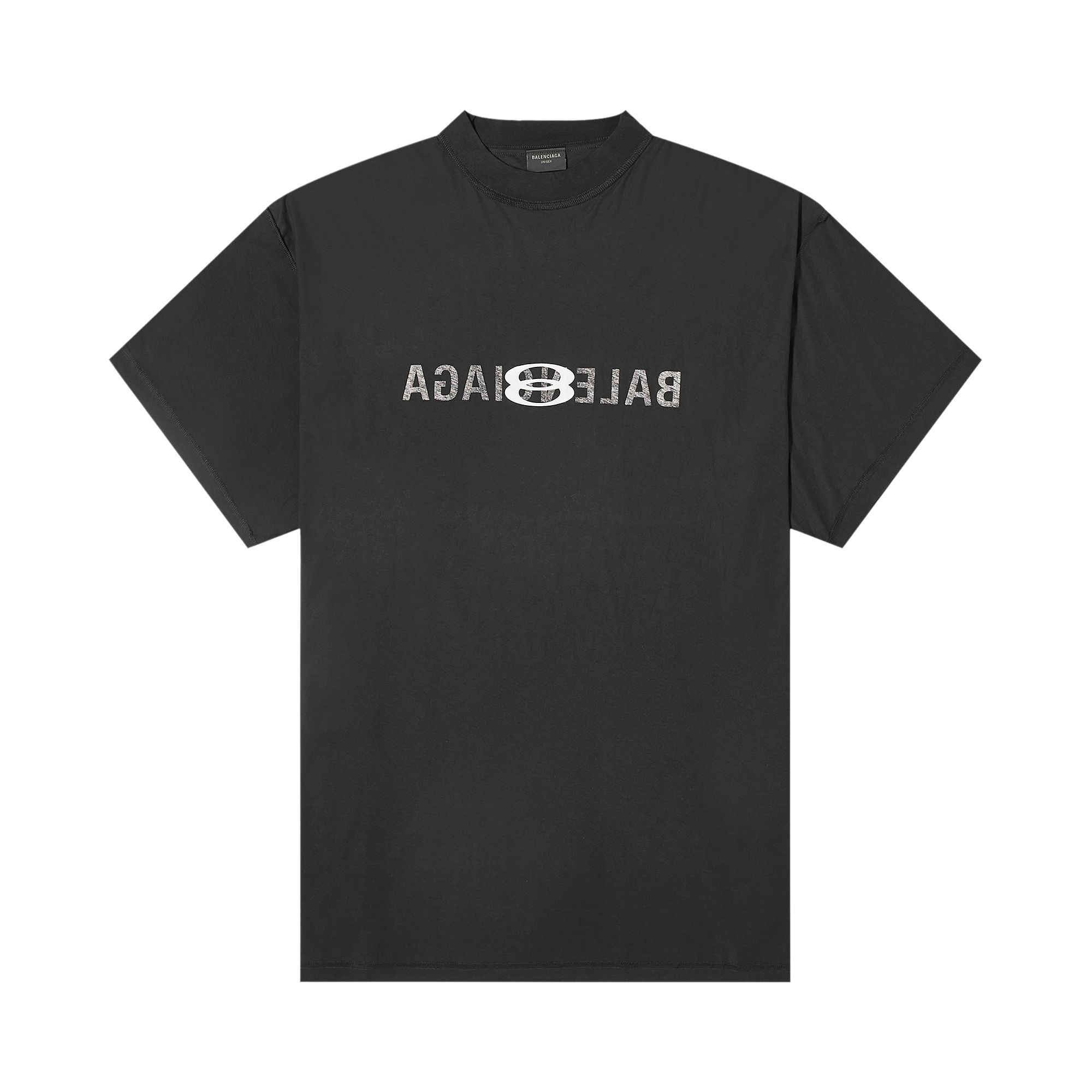 Balenciaga Inside Out T-Shirt 'Faded Black/White' | Men's Size 2