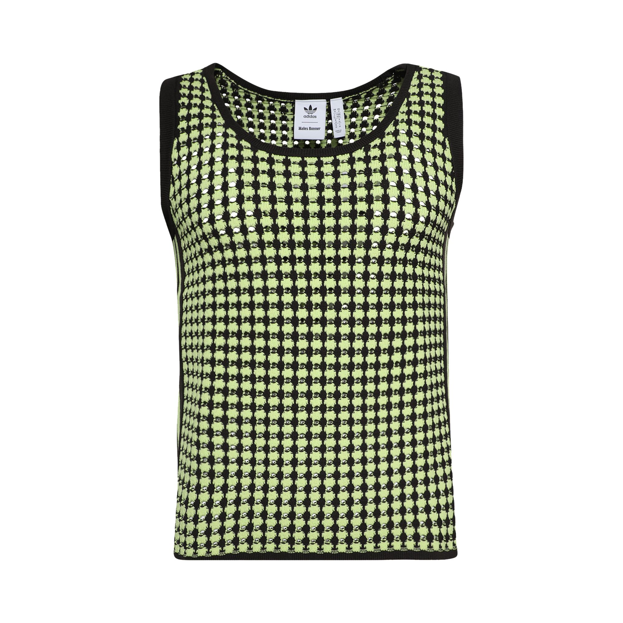 Pre-owned Adidas Originals Adidas X Wales Bonner Crochet Vest 'semi Frozen Yellow/night Brown' | Men's Size L