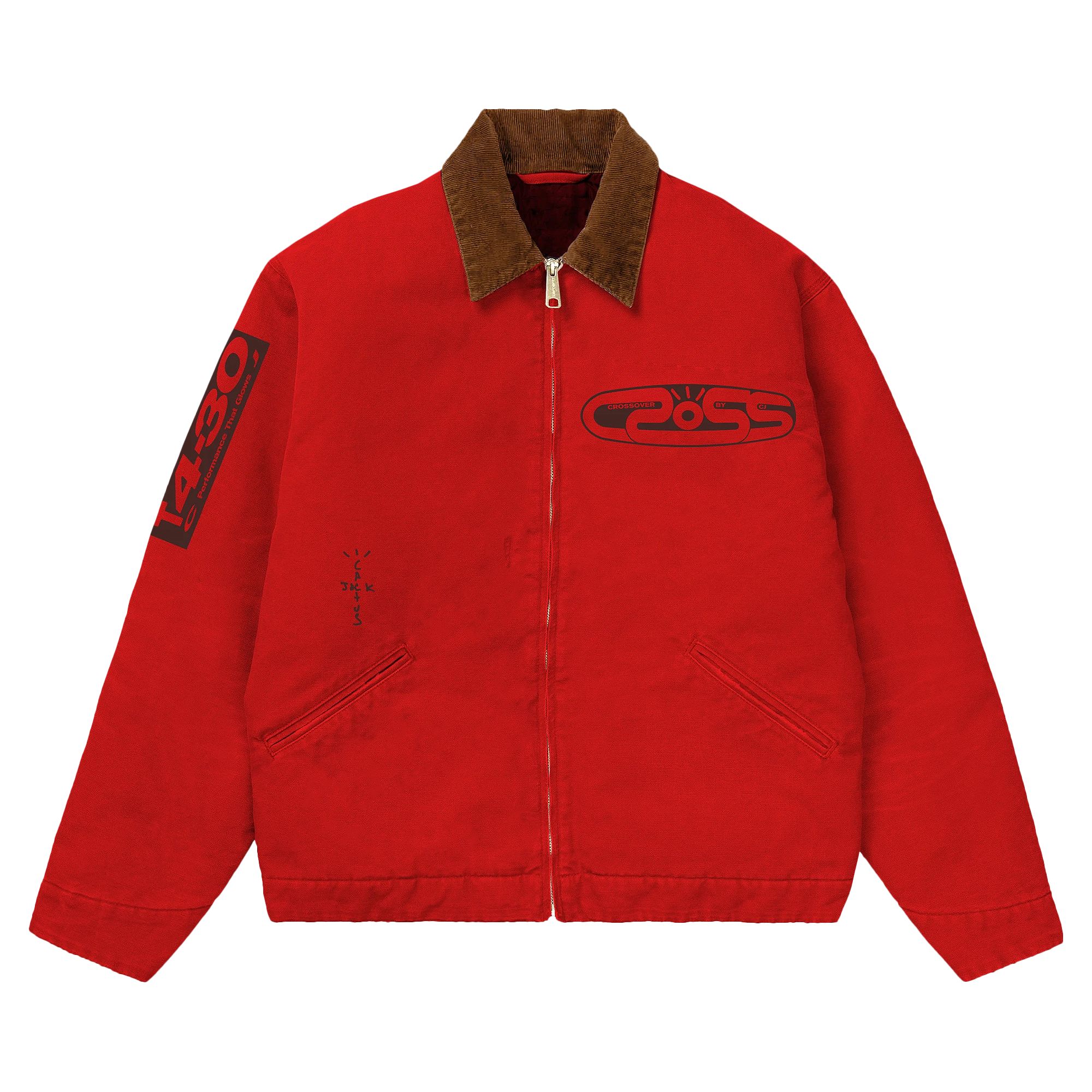 Pre-owned Cactus Jack By Travis Scott Speed System Jacket 'red'
